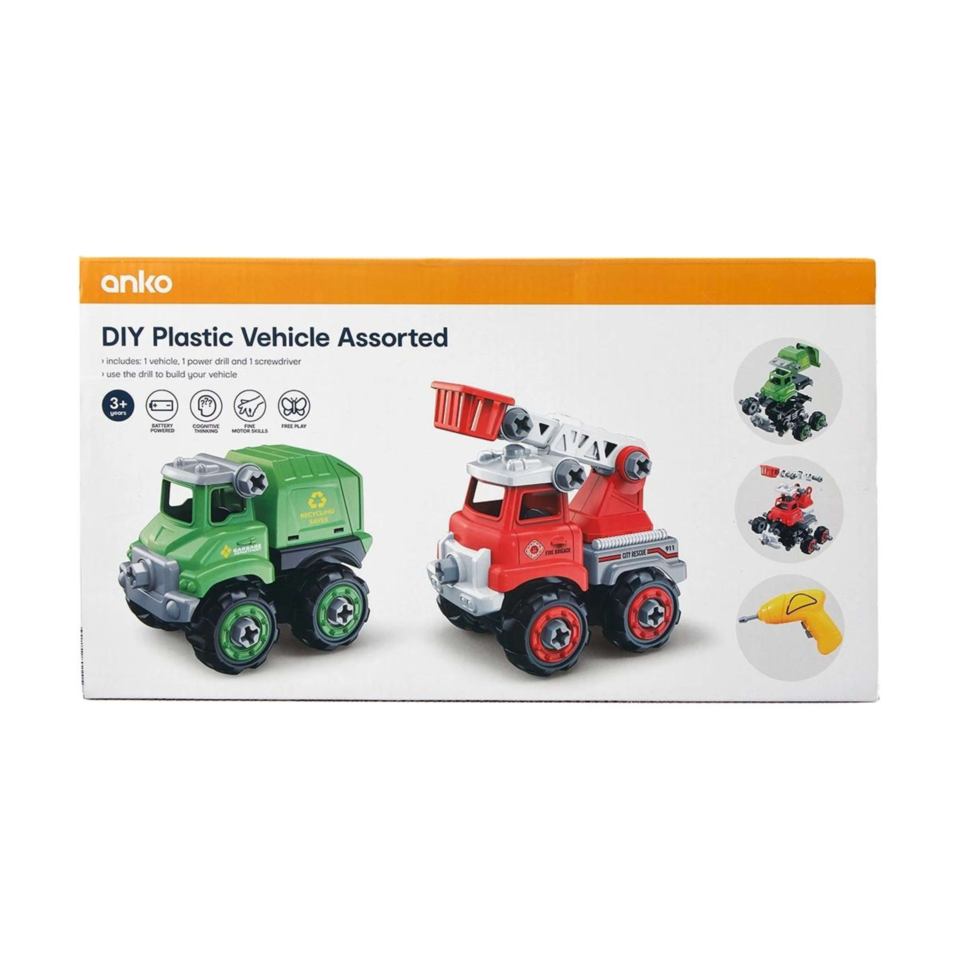 10 DIY Vehicle - Assorted, 10 of 10