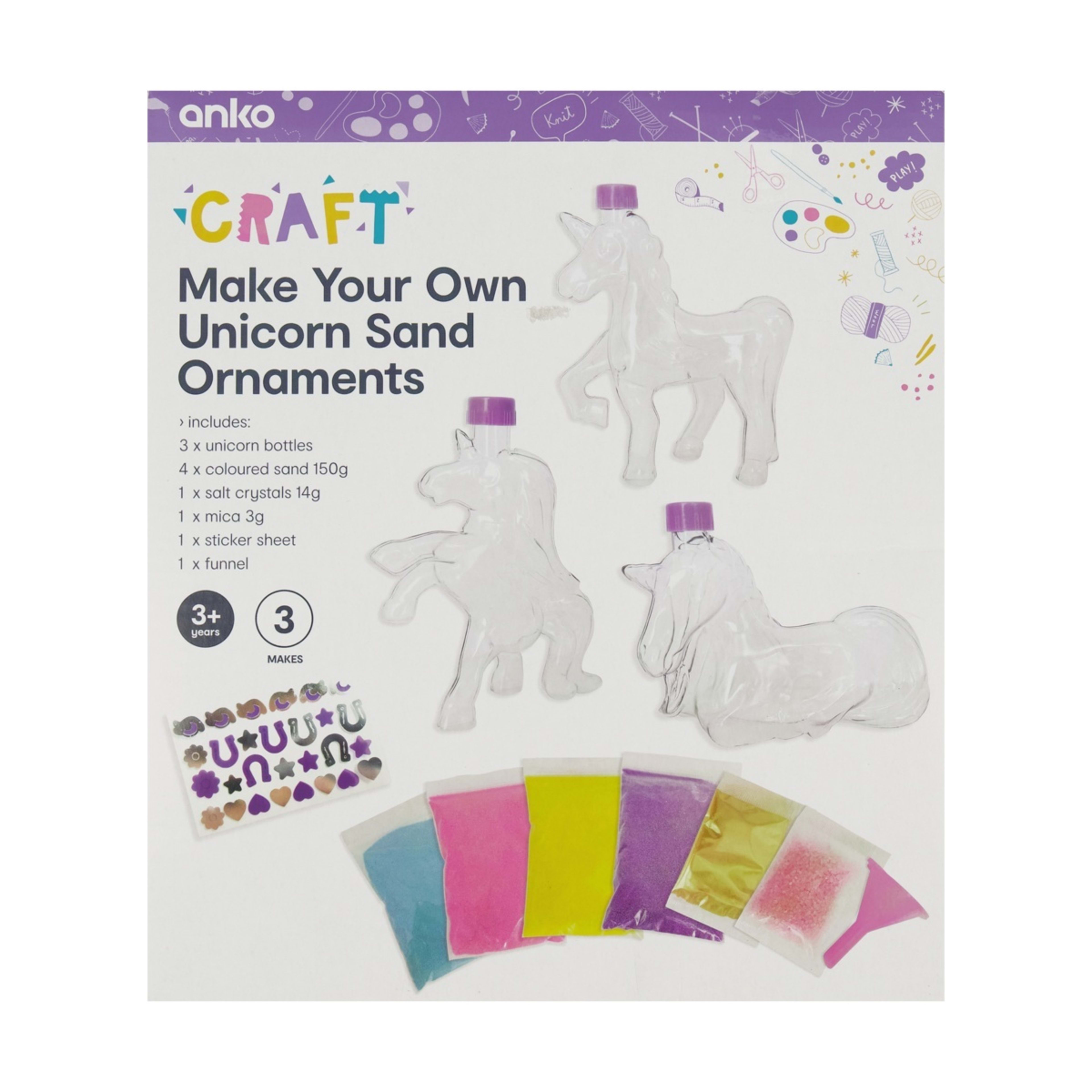 10 Make Your Own Unicorn Sand Ornaments, 10 of 10