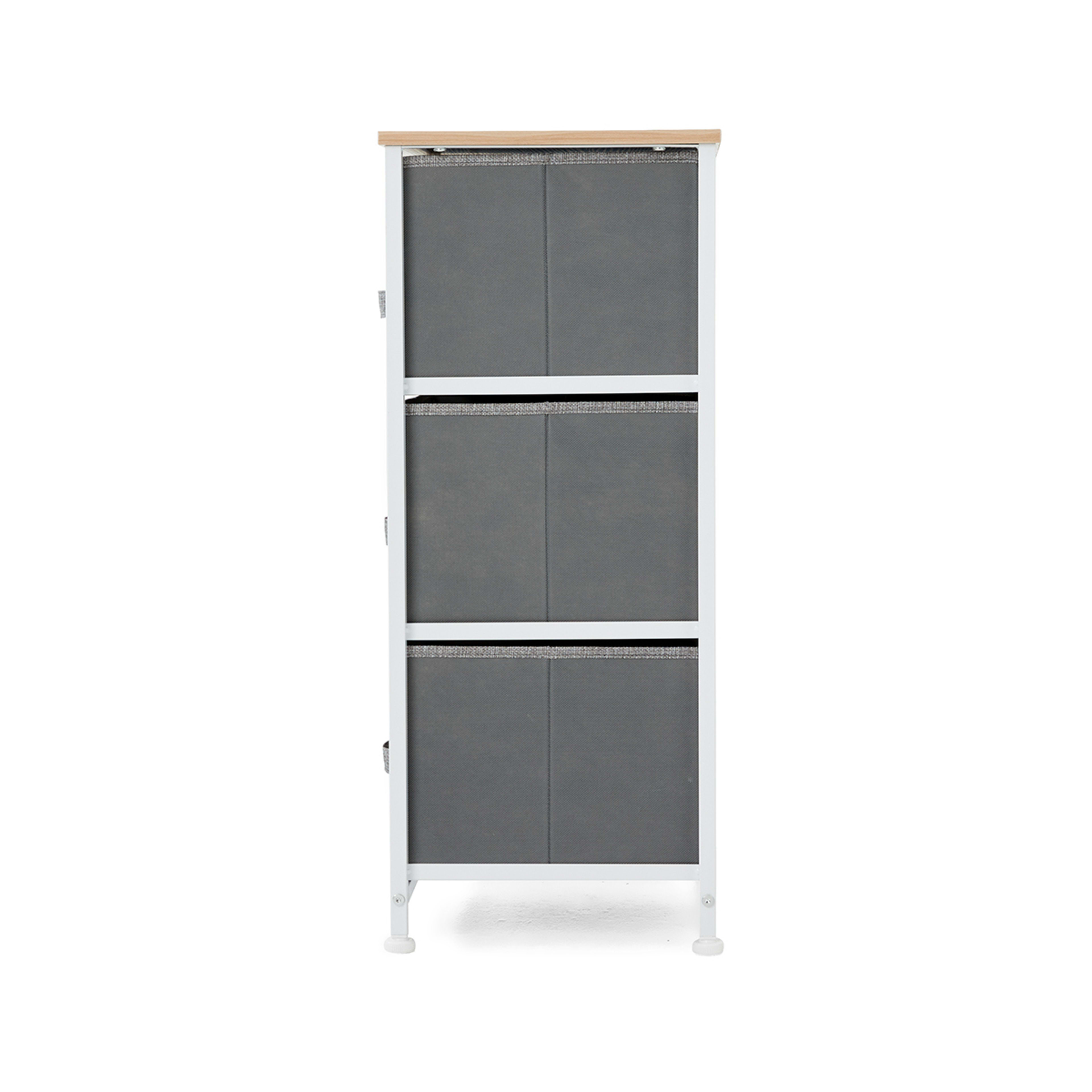 7 3 Drawer Chest - Grey, 7 of 10