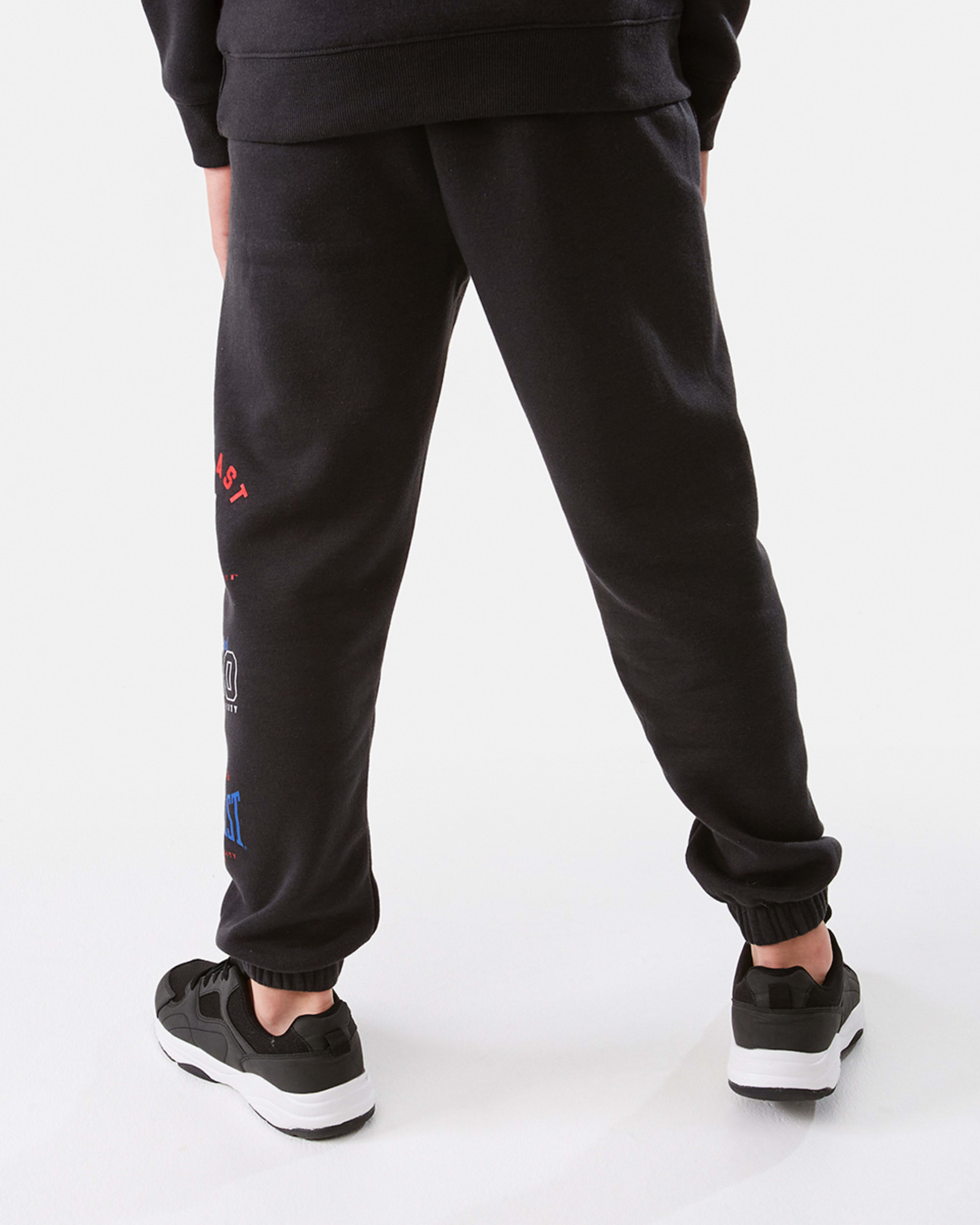 3 Everlast Kids Logo Trackpants Wash Black, 3 of 10