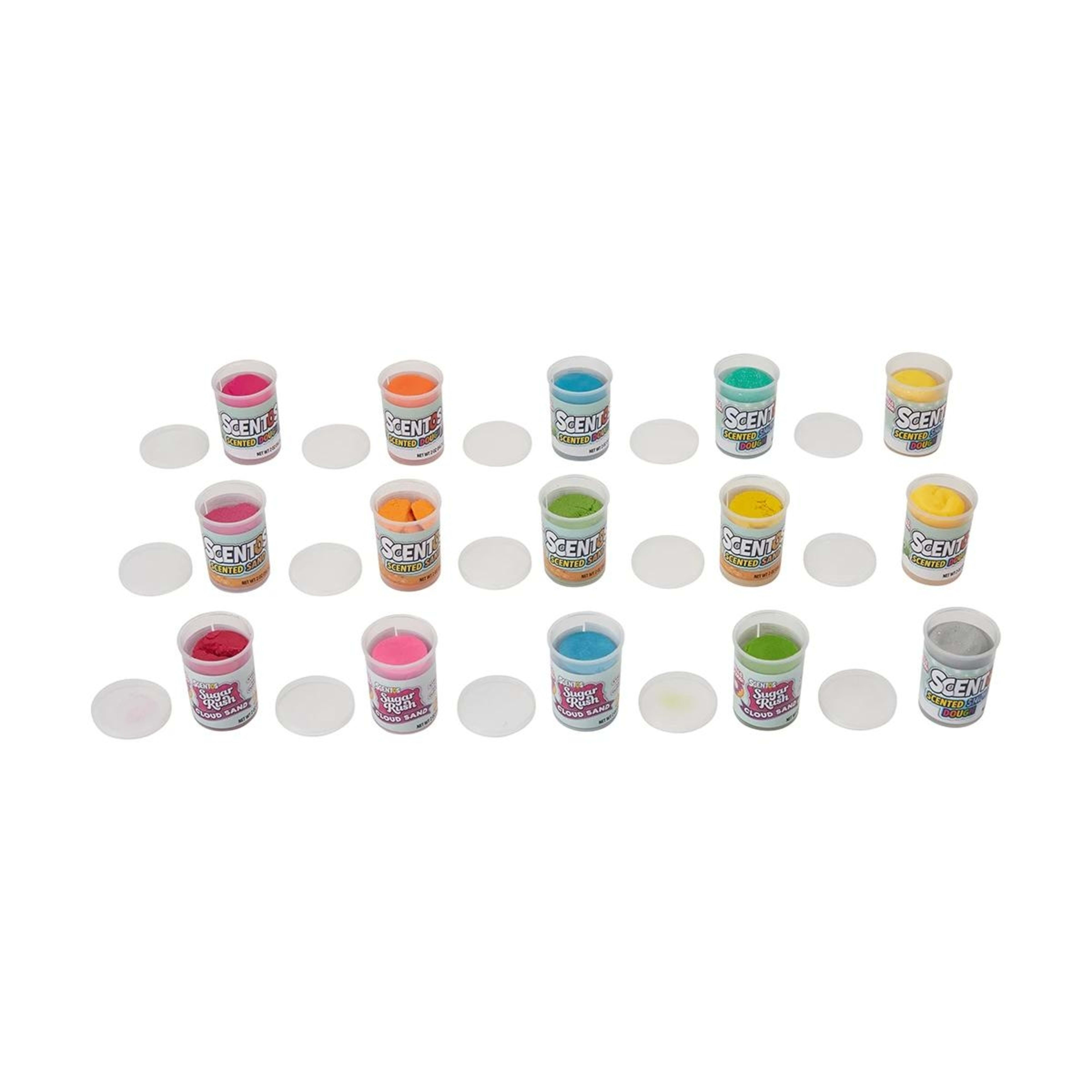 2 Scentos Scented Mix-N-Match Sand & Dough Set, 2 of 8