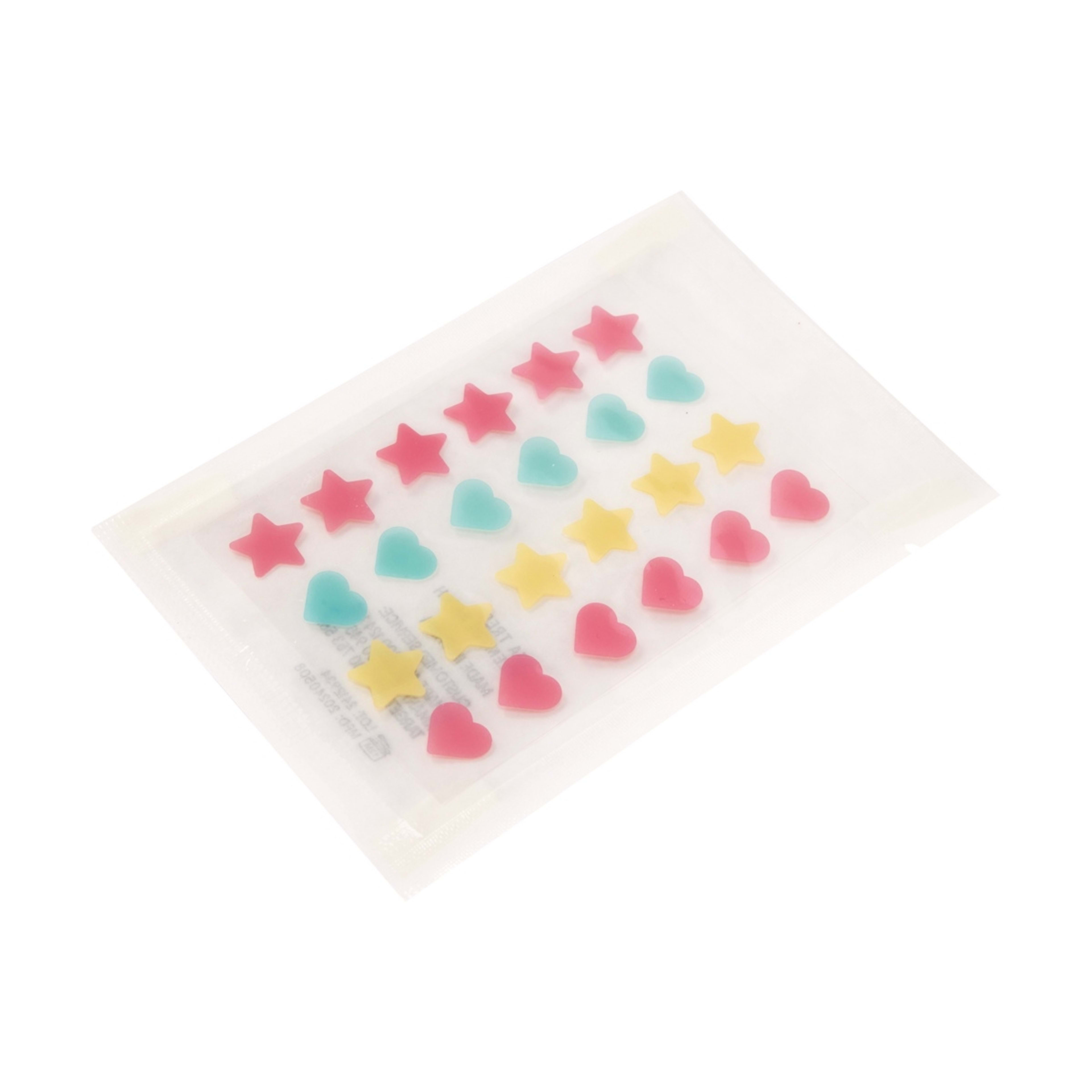 3 OXX Skincare 24 Piece Heart and Stars Blemish Patches - Tea Tree, 3 of 7