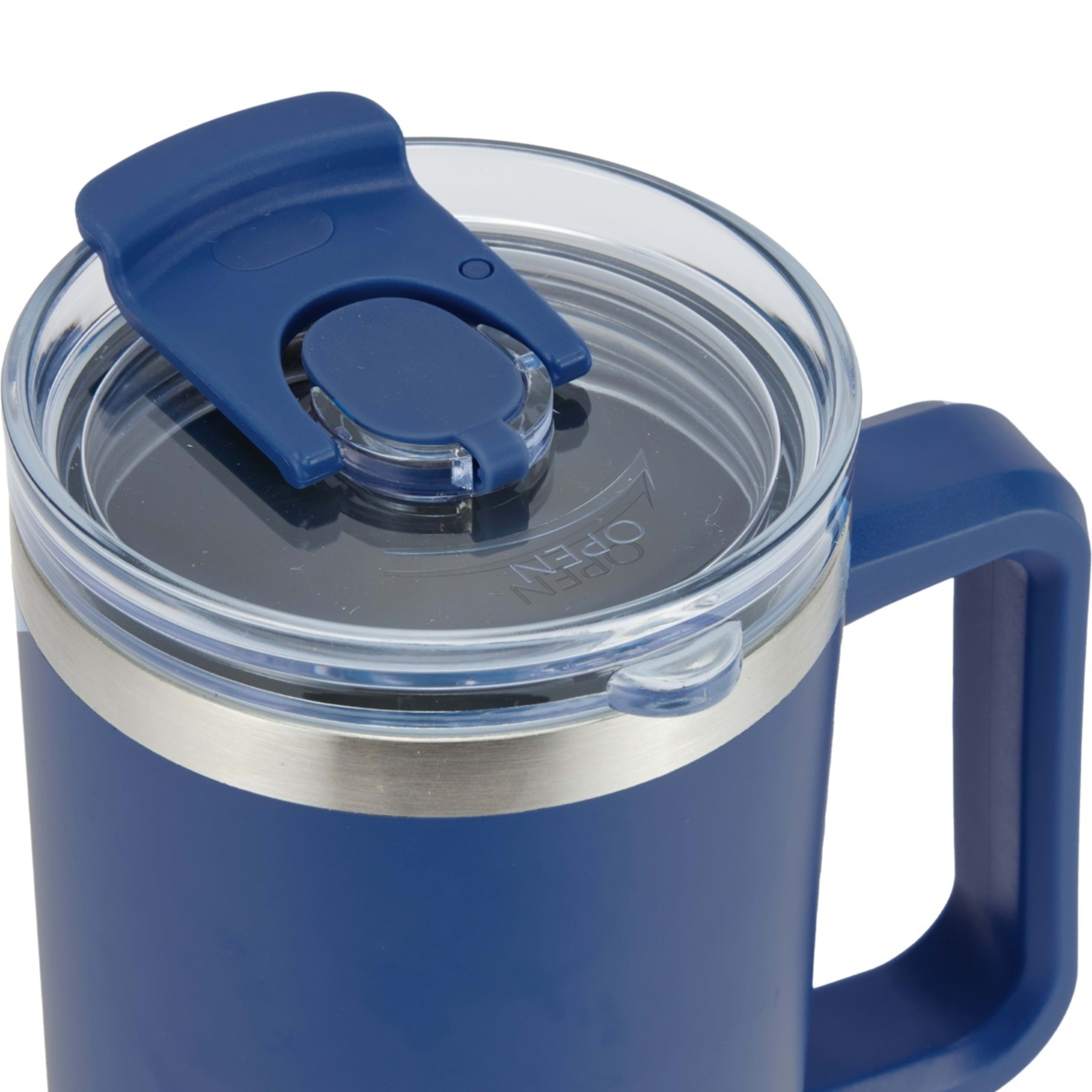 1.18L Blue Jumbo Tumbler with Handle - Kmart NZ