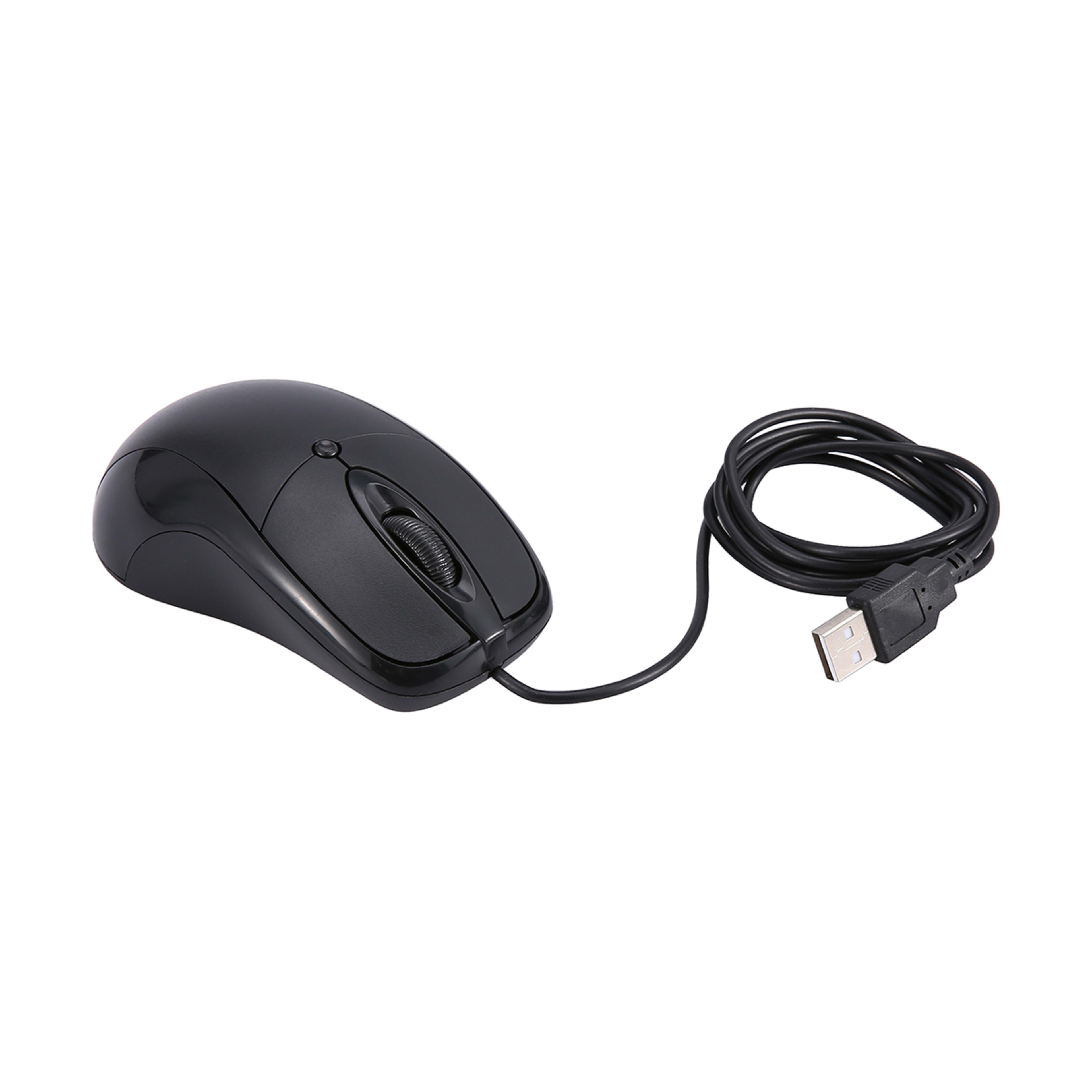 Wired Optical Mouse Black Kmart