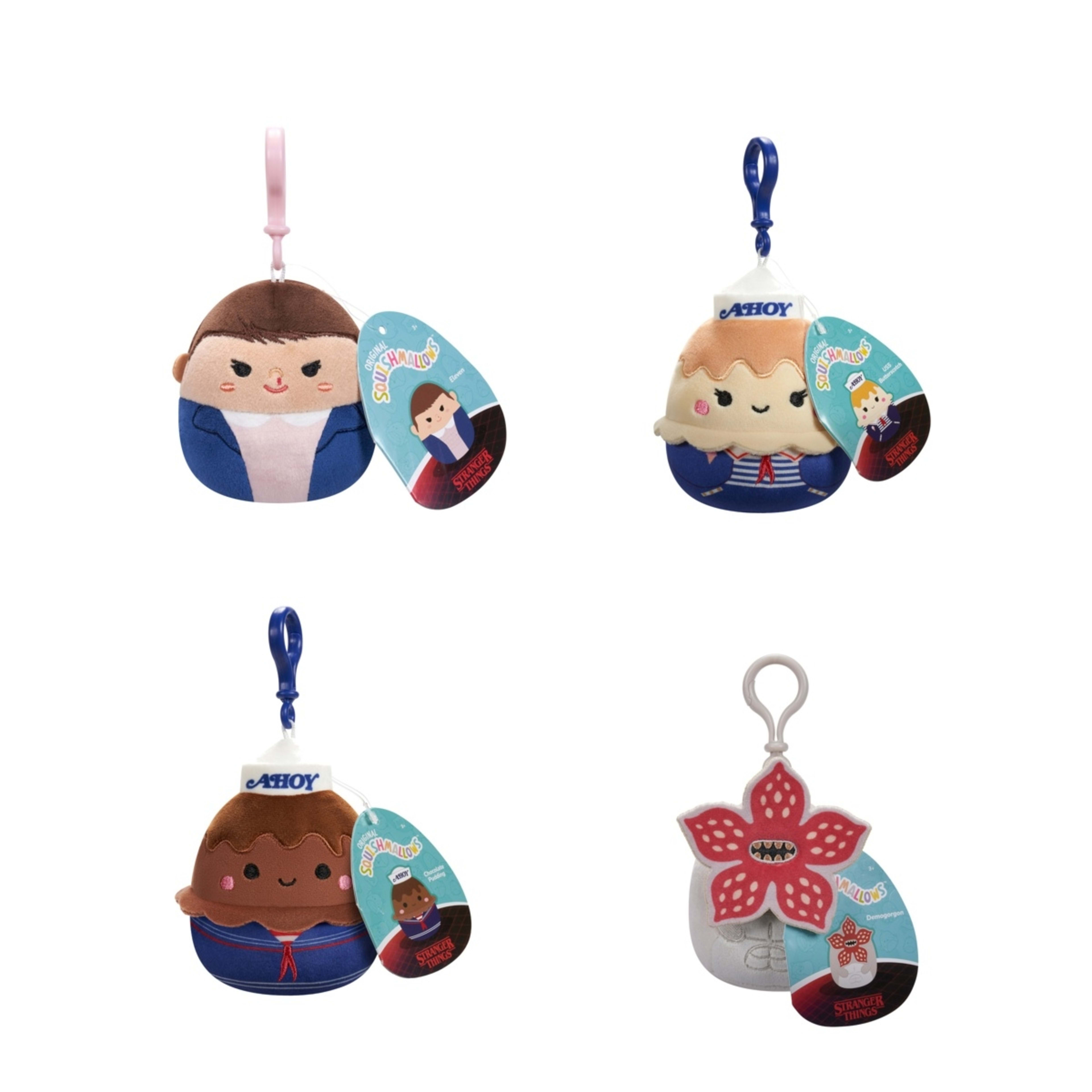 1 9cm Squishmallows Stranger Things Plush Clip - Assorted, 1 of 5