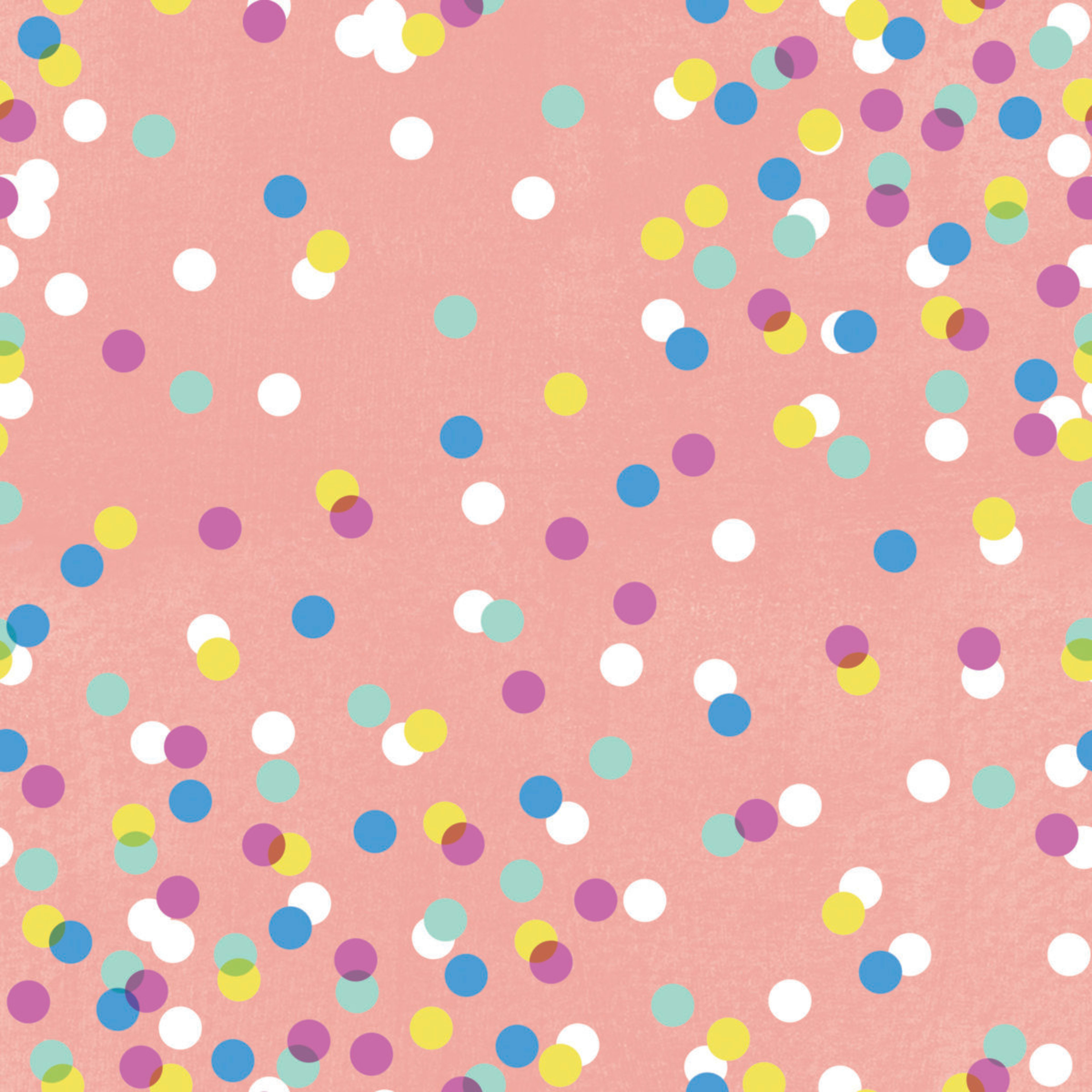 1 Hallmark Gift Wrap Roll - Confetti Spots