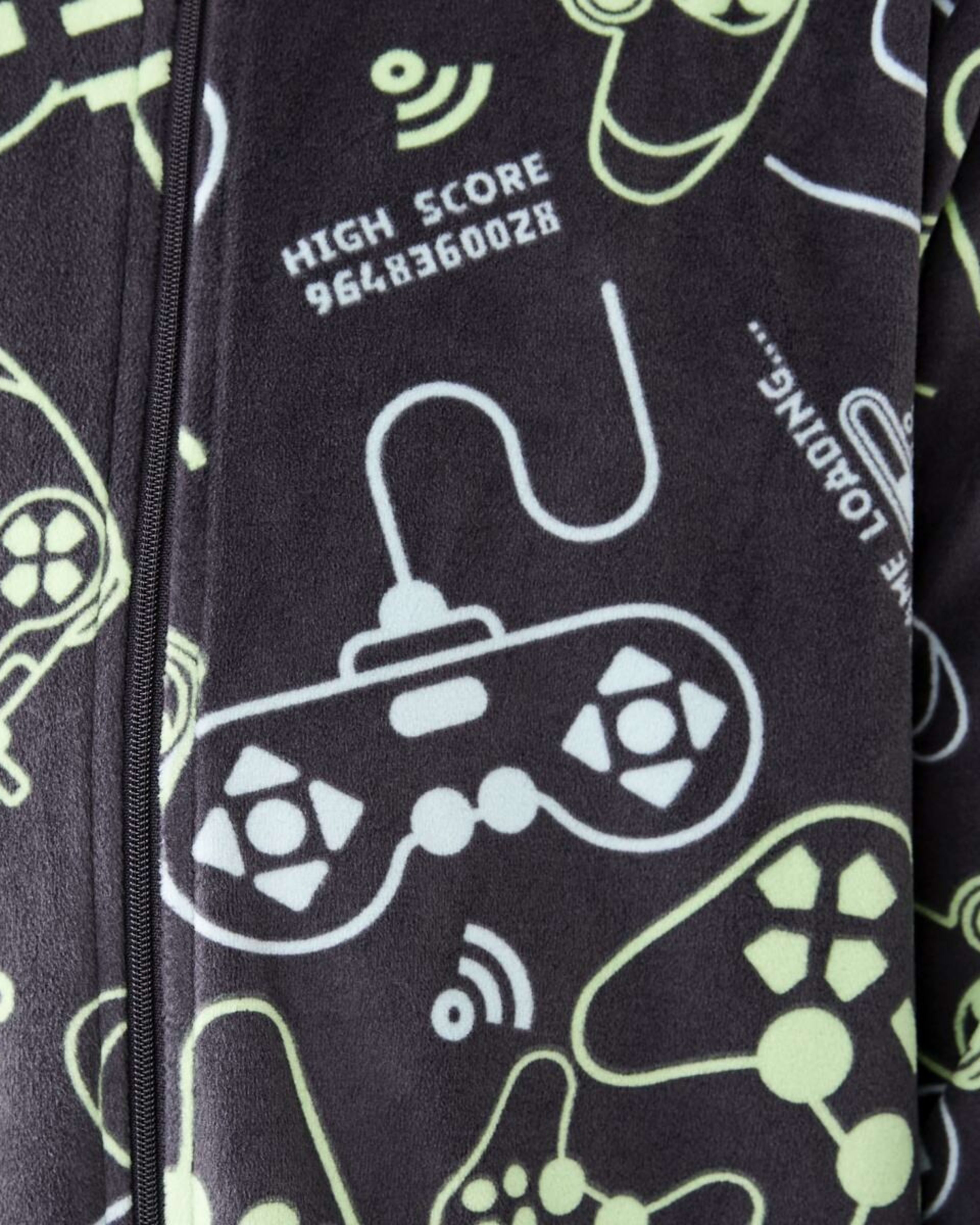 5 Ribbed All-In-One Sleepsuit Game Shift Grey, 5 of 9