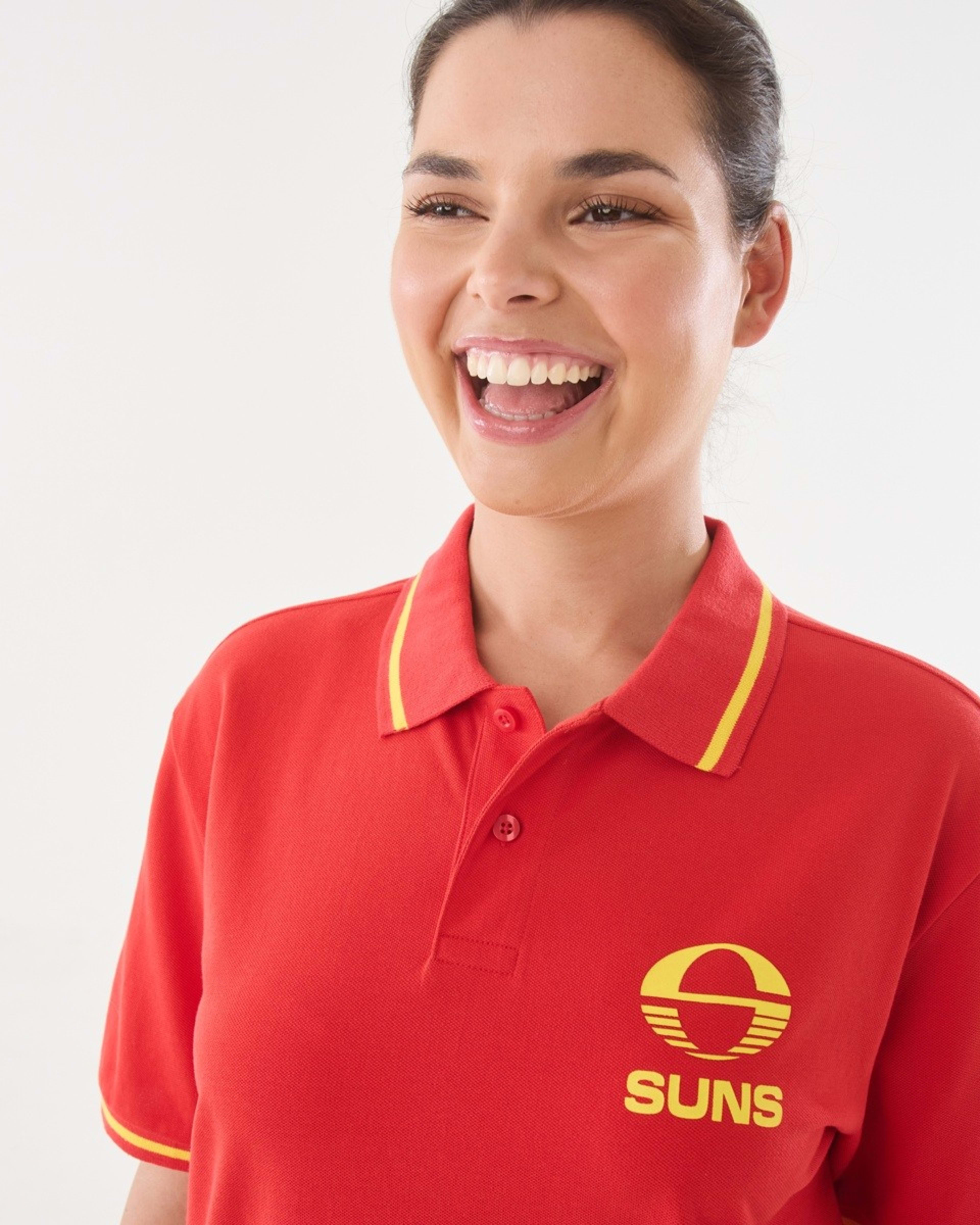 4 Official AFL Adult Polo Shirt Gc Suns, 4 of 6
