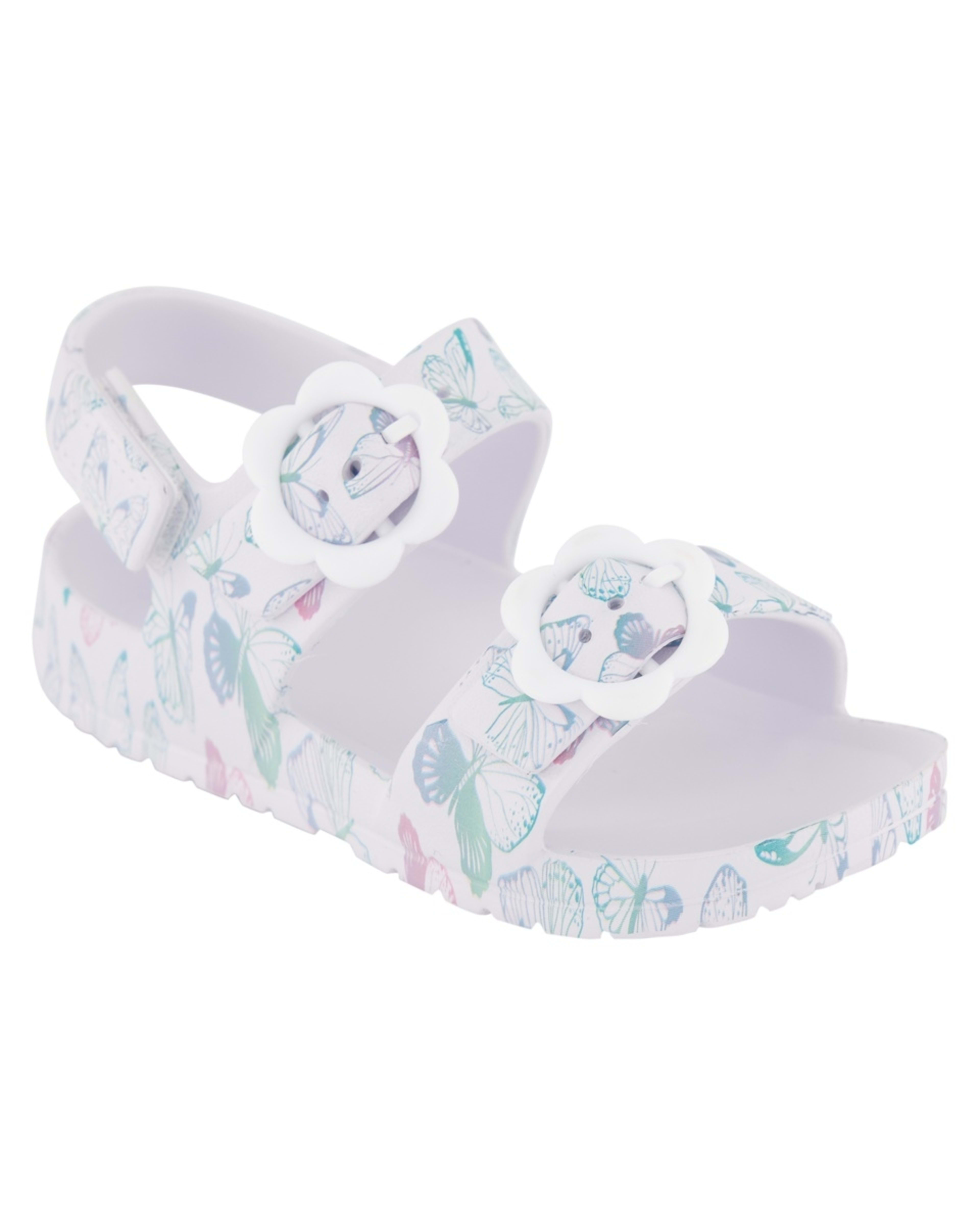 1 Junior Double Strap Slides Butterfly