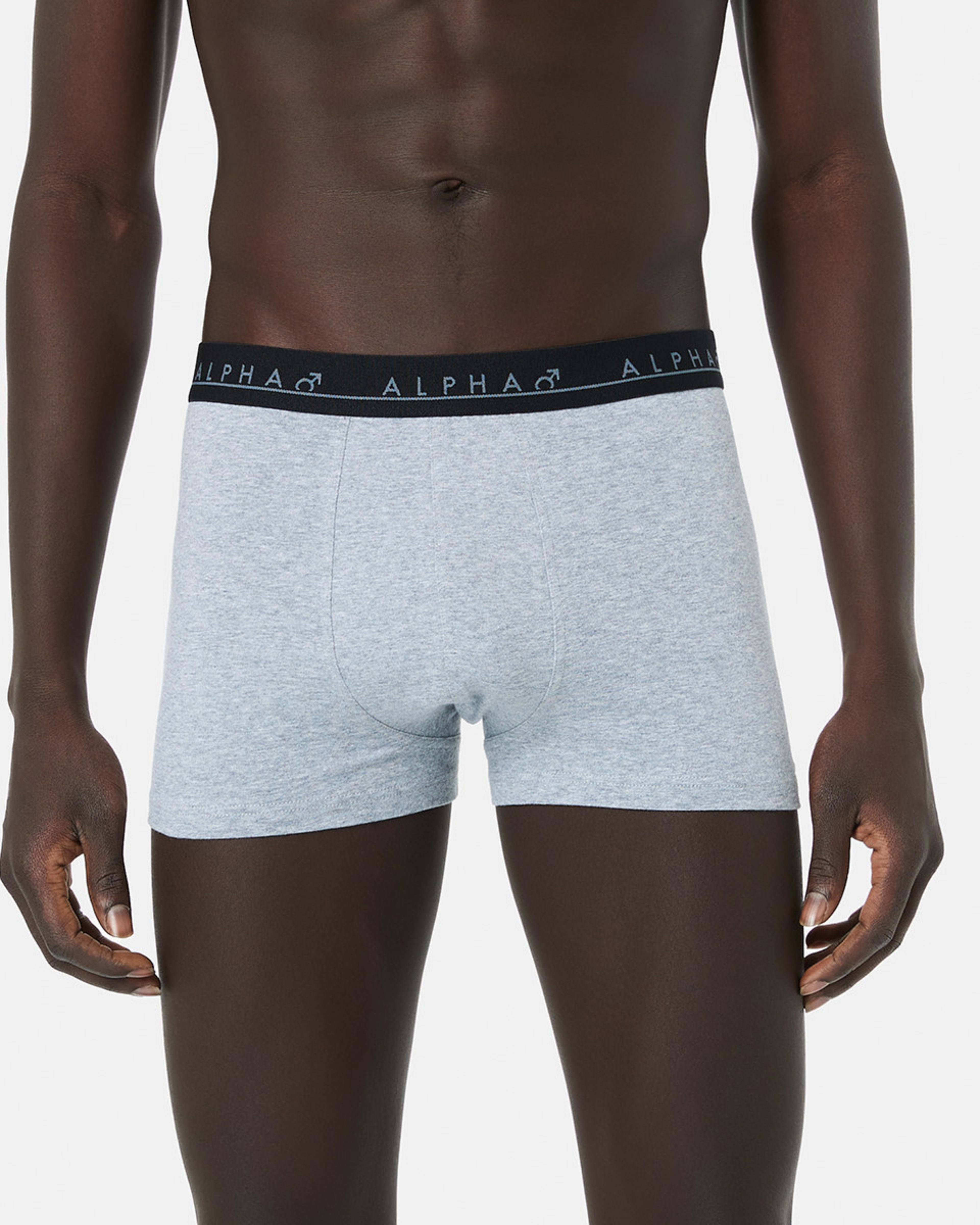 3 5 Pack Stripe and Plain Trunks BLACK BLUE GREY MULTI, 3 of 10