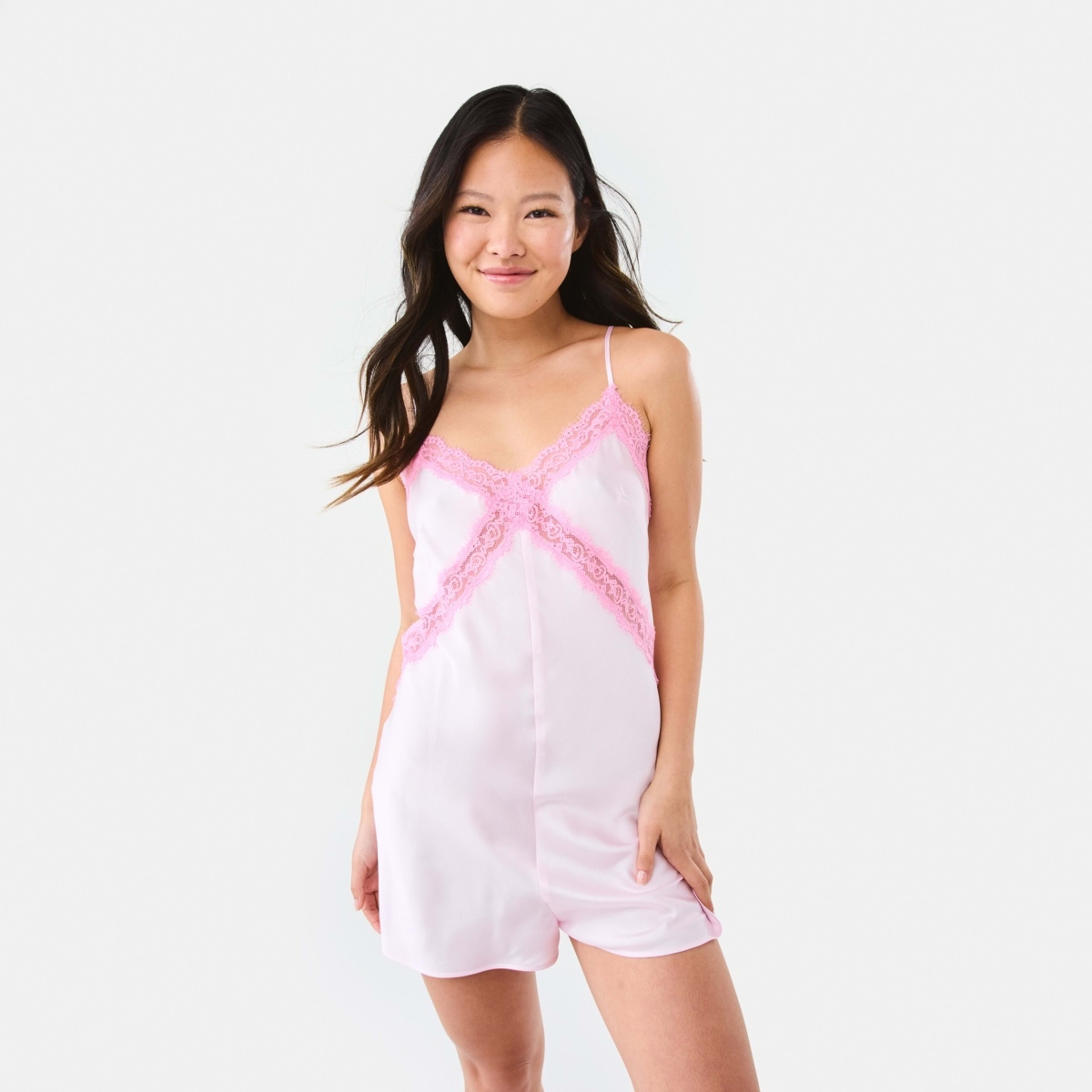 1 Satin Romper Ballerina, 1 of 9