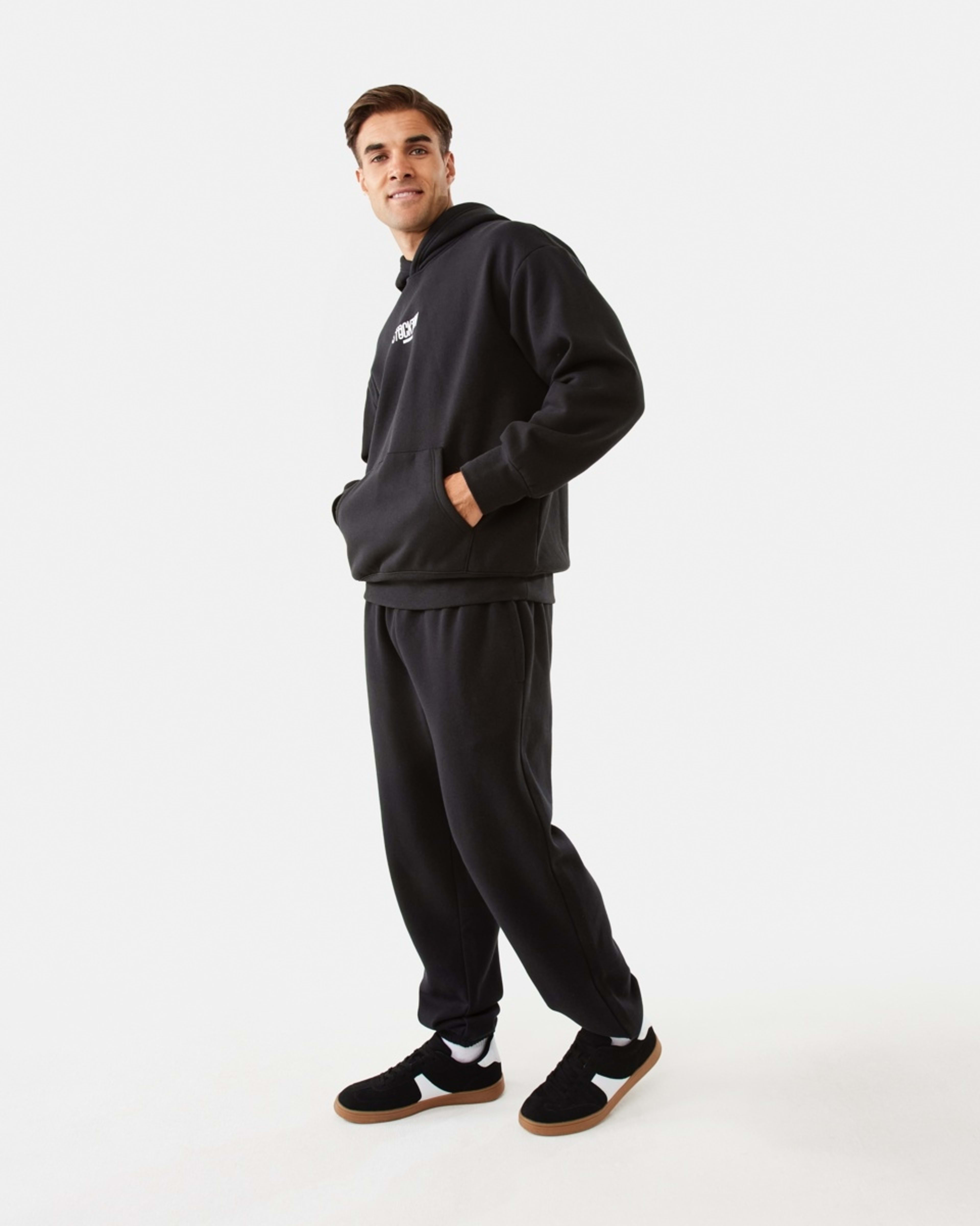 3 Oversized Hoodie Black, 3 of 8