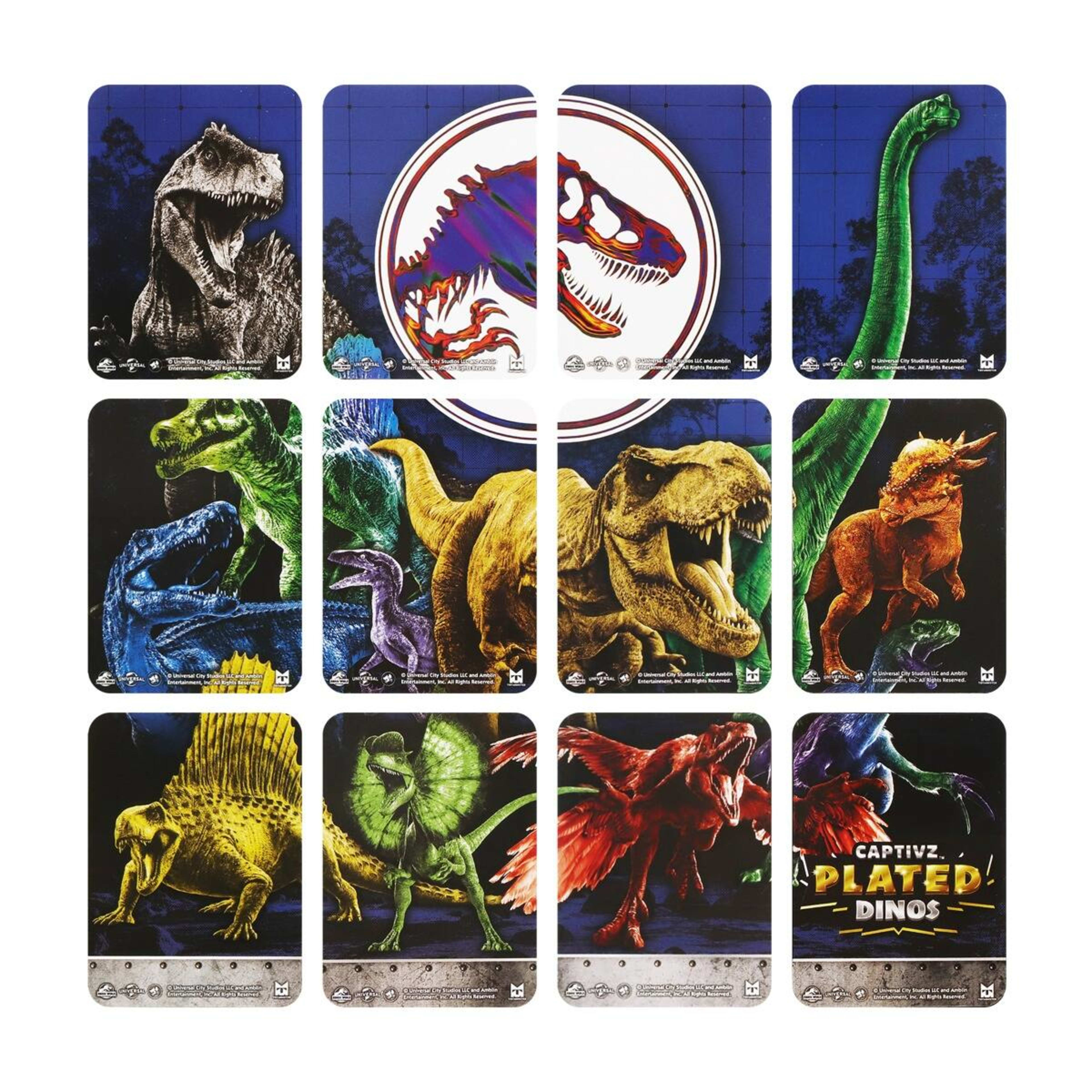 4 Captivz Plated Dinos Action Figure - Assorted, 4 of 10