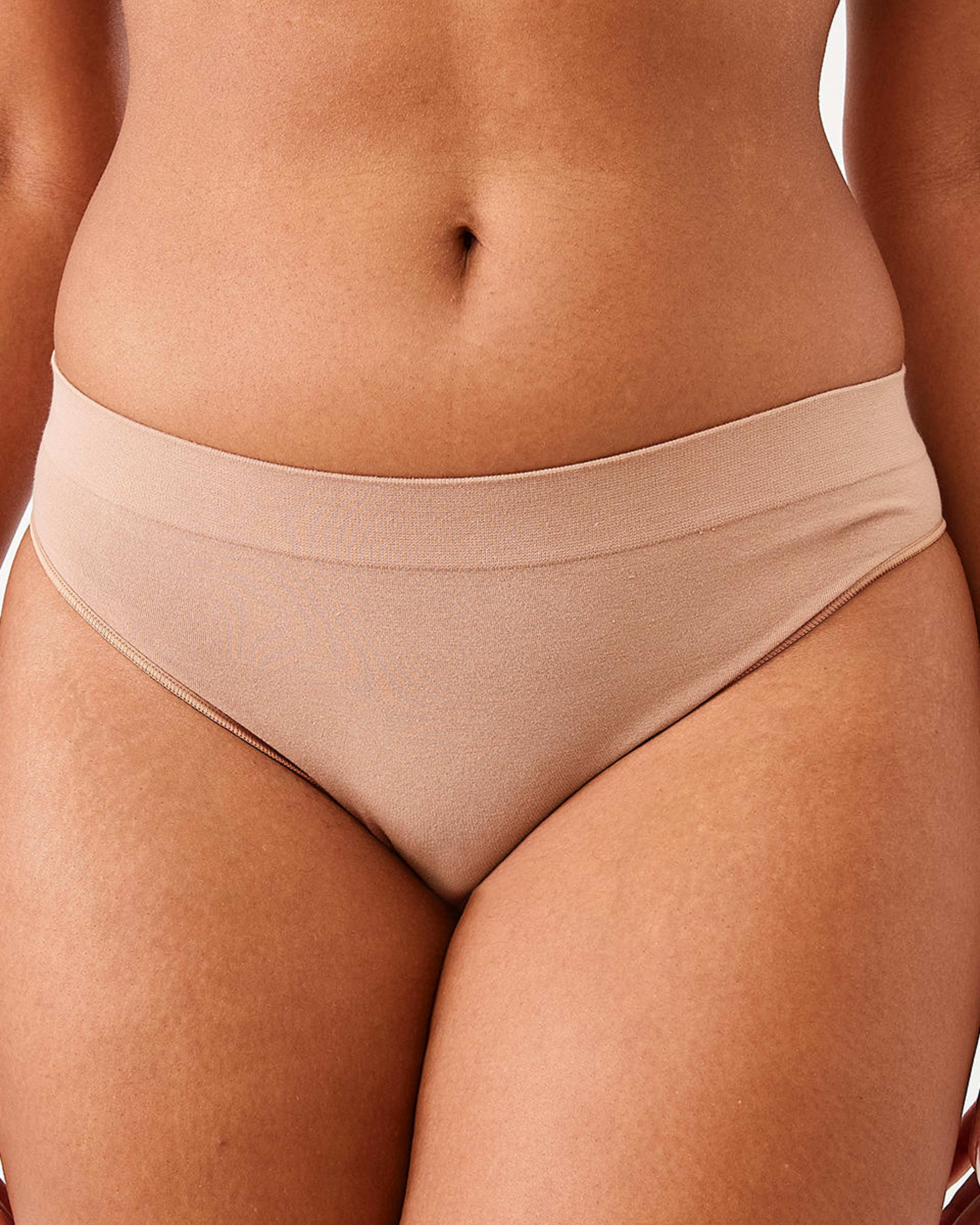 3 3 Pack Seamfree Cotton Bikini Briefs BALLERINA, SACHET PINK, SOFT CLAY, 3 of 8