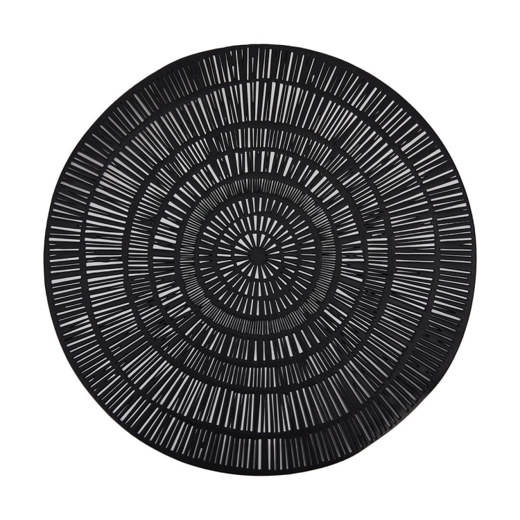 Black Linear Placemat Kmart