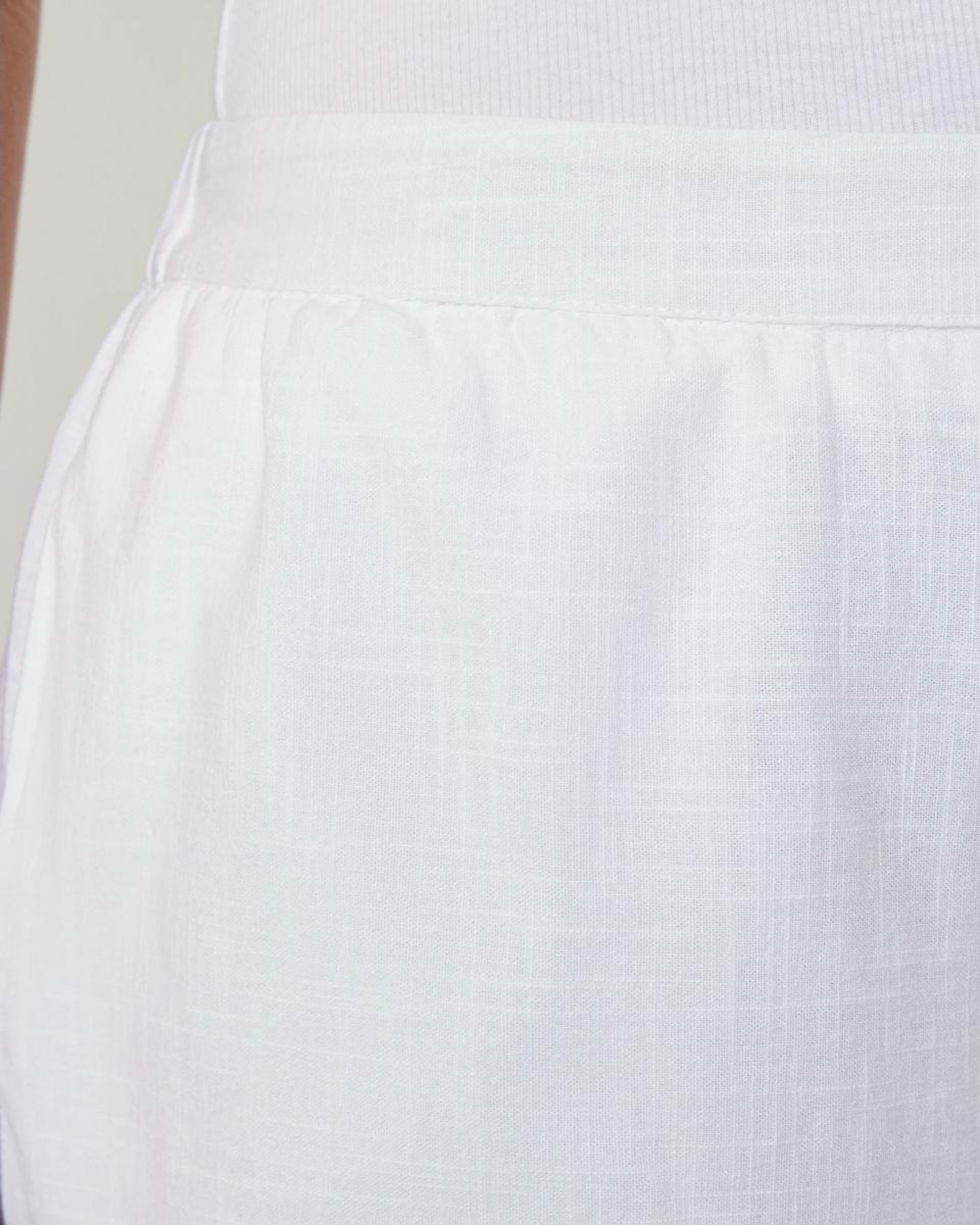 4 Embroidered Hem Pants White, 4 of 6