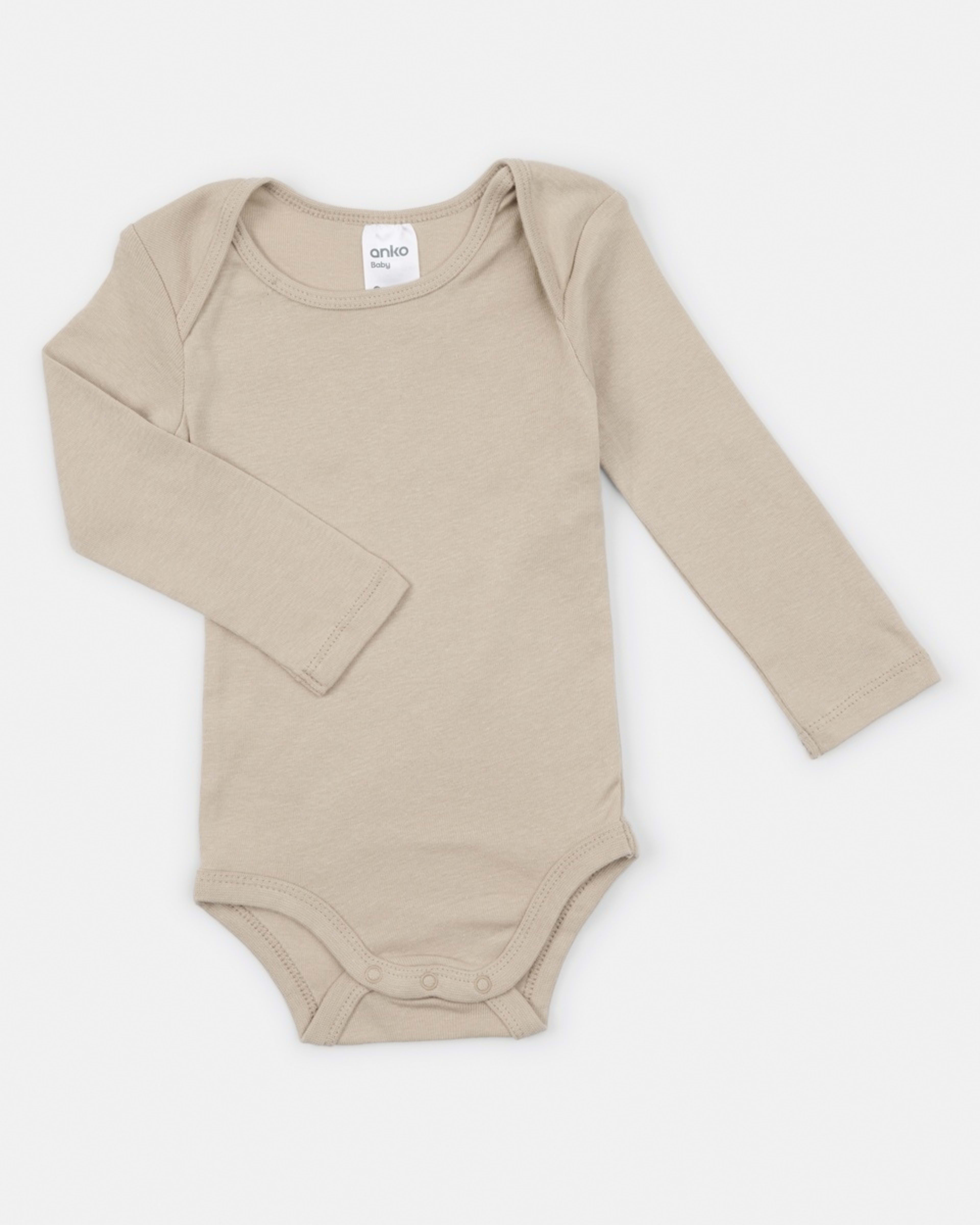 7 5 Pack Long Sleeve Bodysuits Neutral 5pk, 7 of 8
