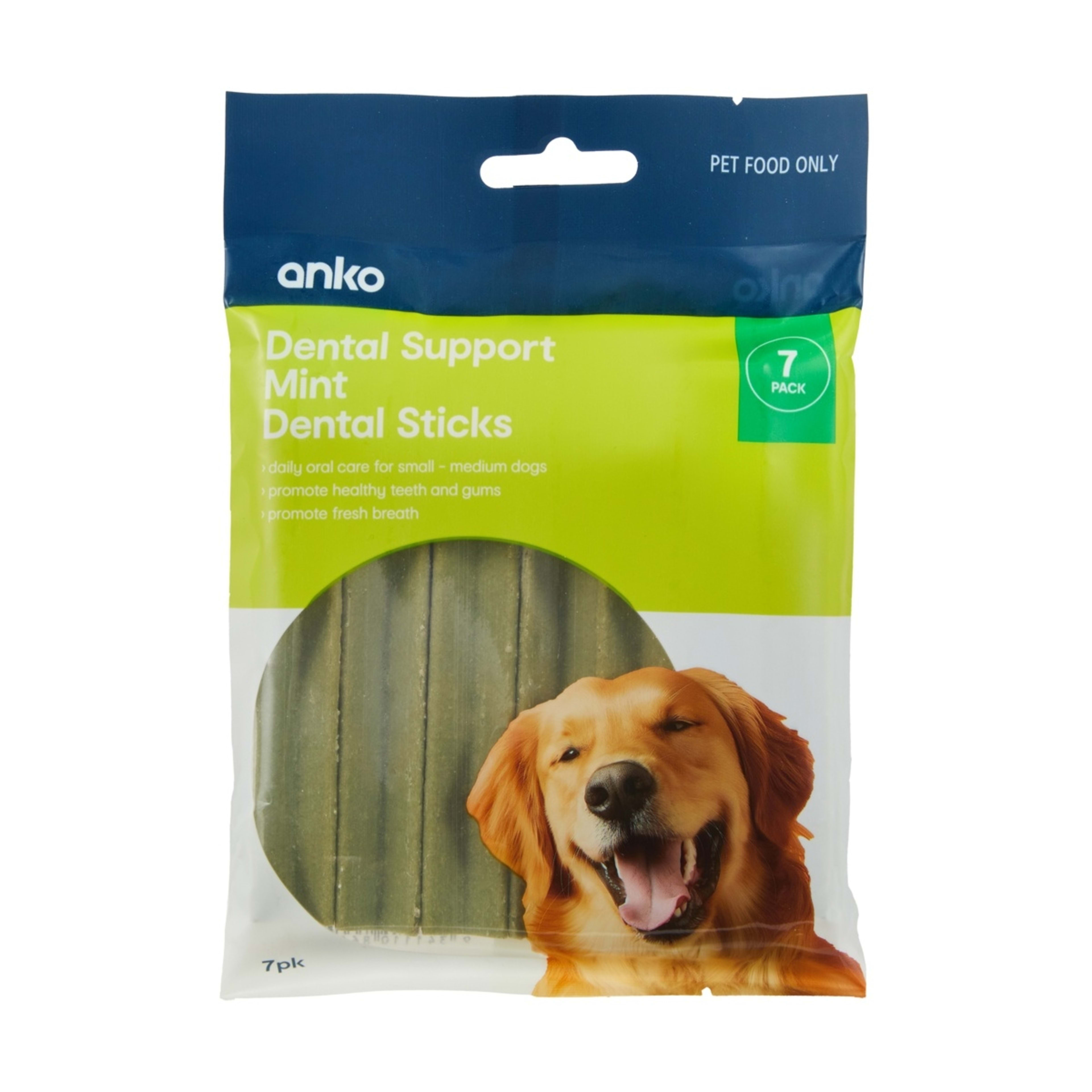 1 7 Pack Pet Treat Dental Sticks Mint