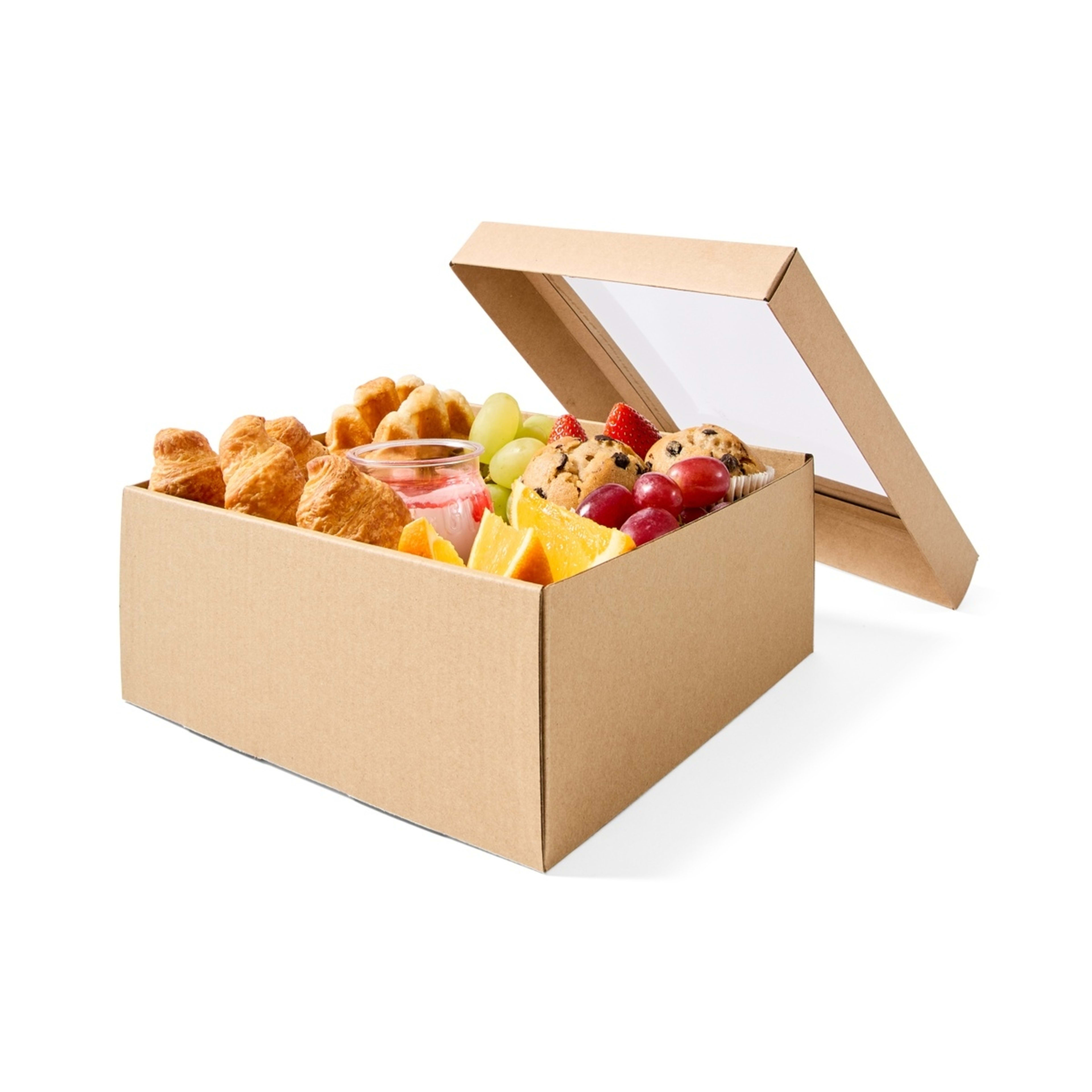 1 2 Pack Medium Square Grazing Boxes with Lids