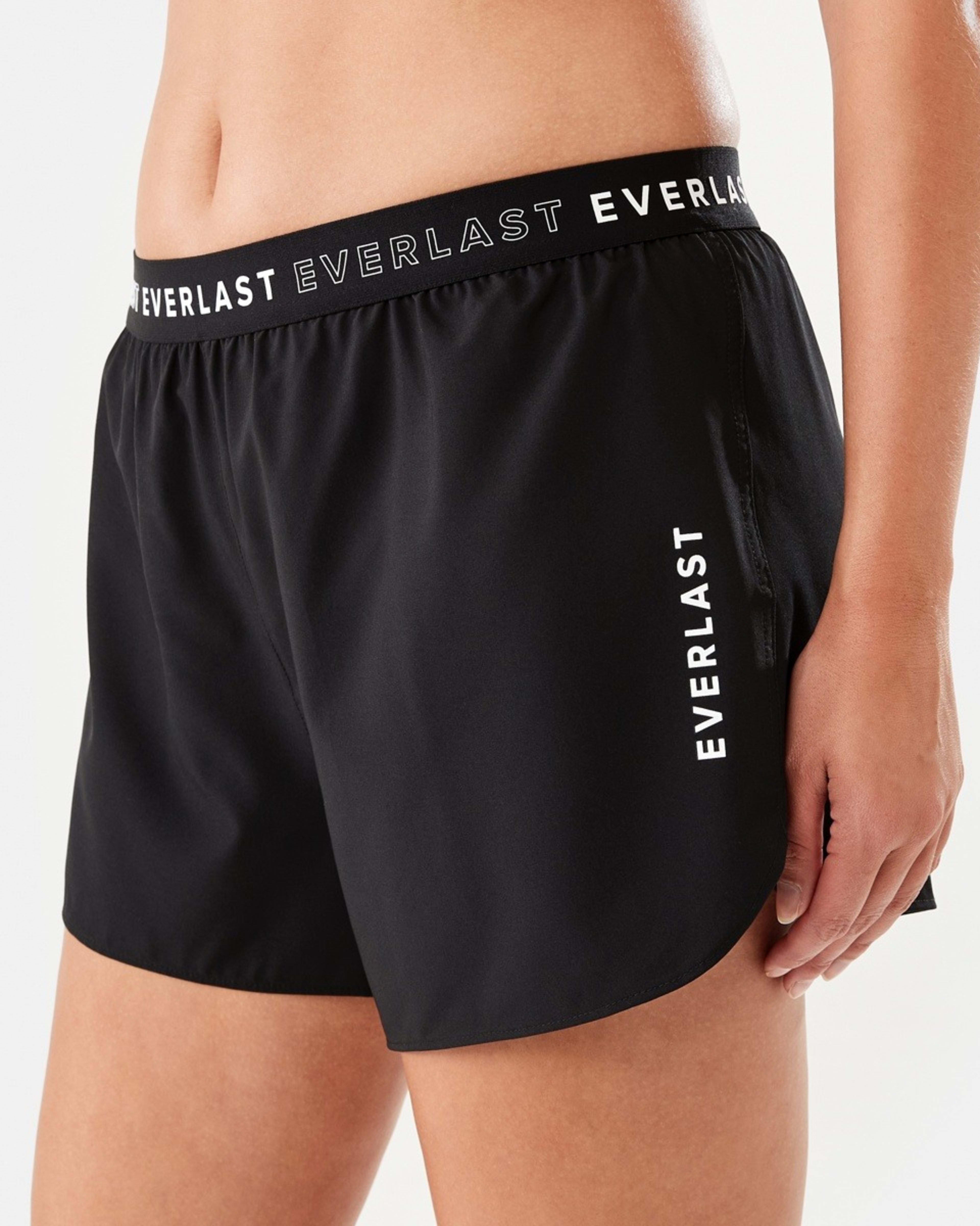 2 Everlast Womens Woven Shorts EVERLAST BLACK, 2 of 7