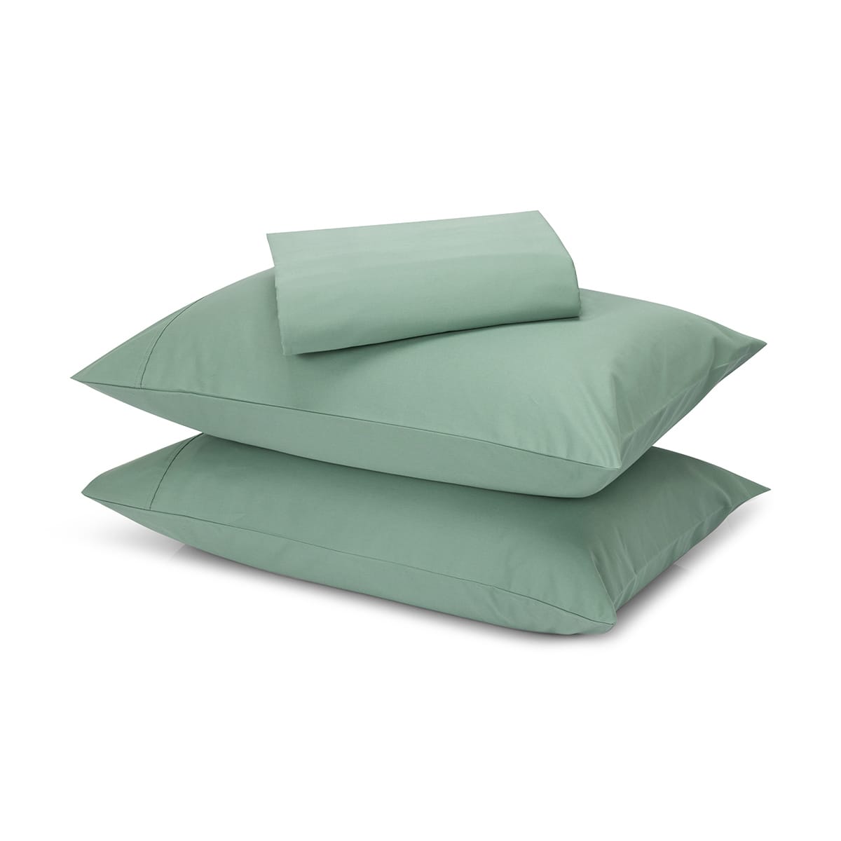 500 Thread Count Australian Grown Cotton Sheet Set Double Bed, Sage