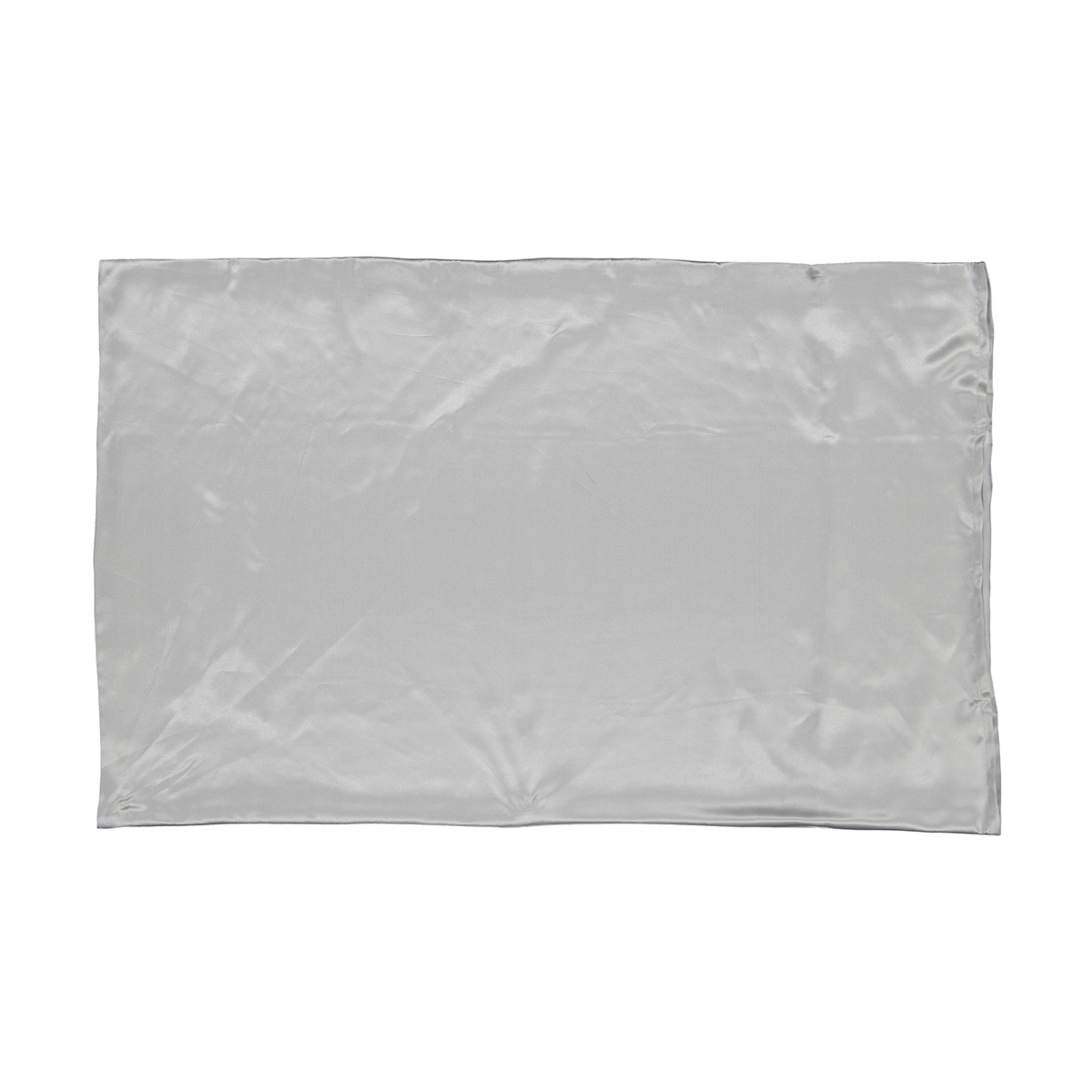 Silk Pillowcase Silver Kmart