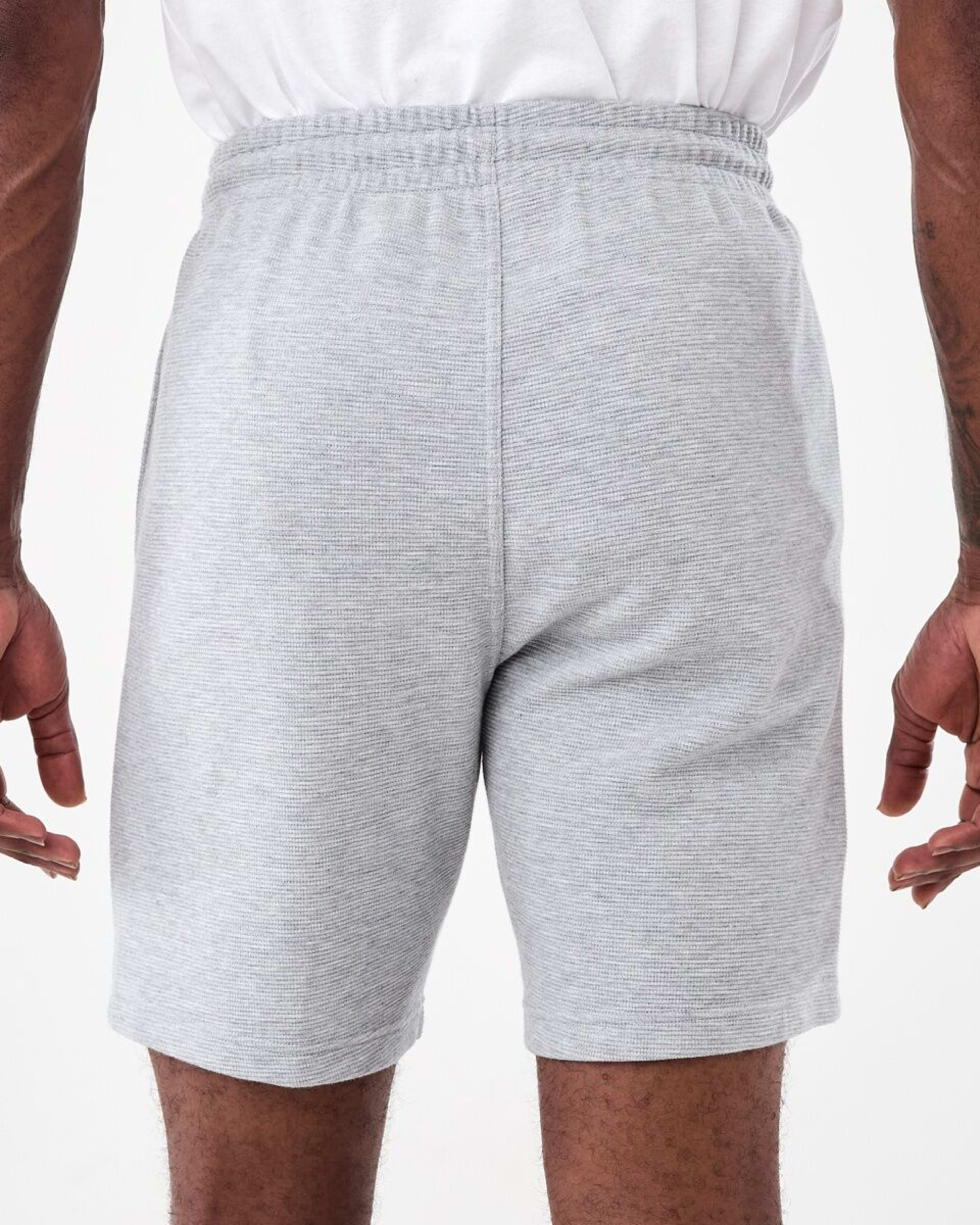 3 Textured Knit Shorts Marle Grey, 3 of 6