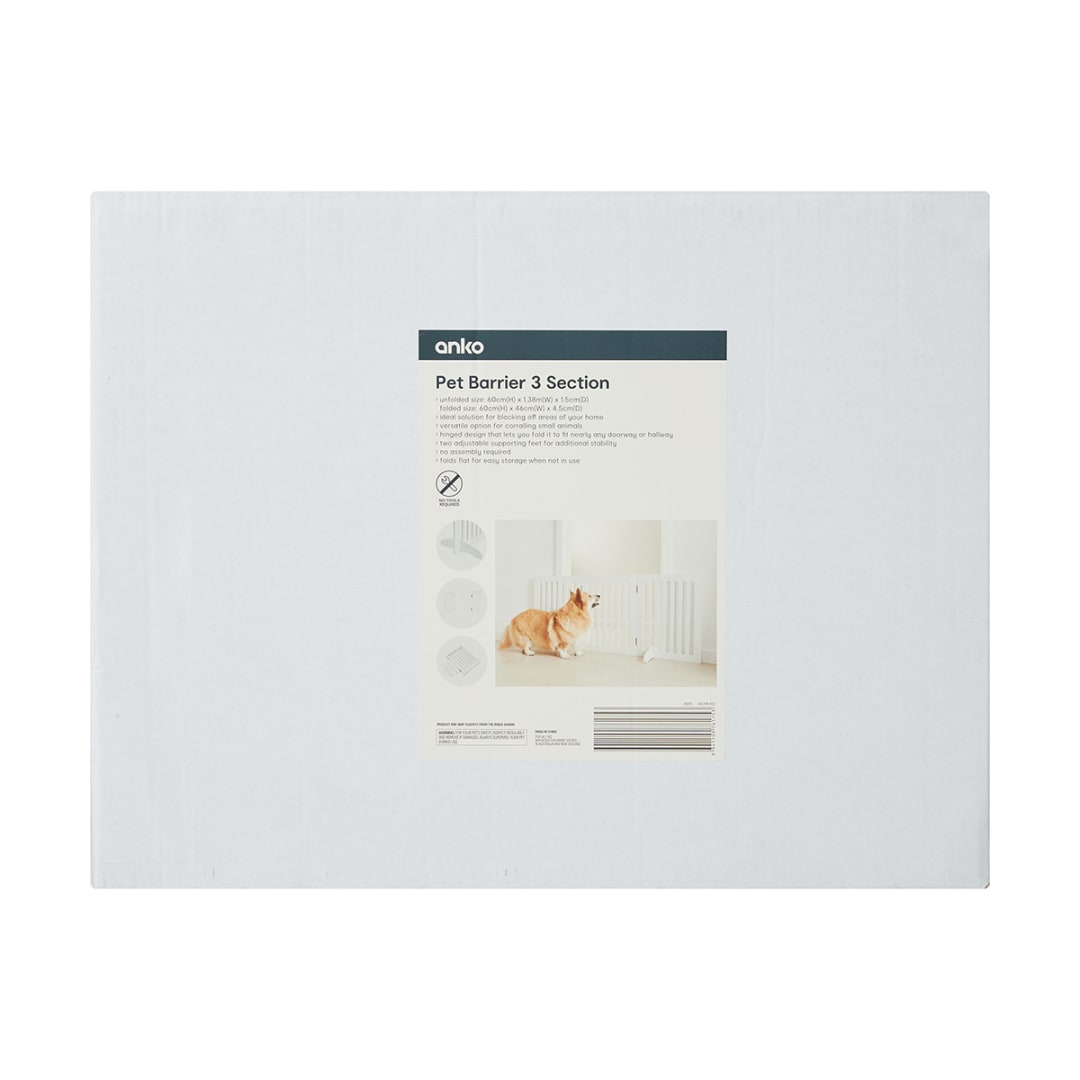 Pet Barrier 3 Section Kmart