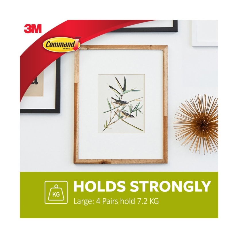 Command Picture Hanging Strips Large Black Kmart