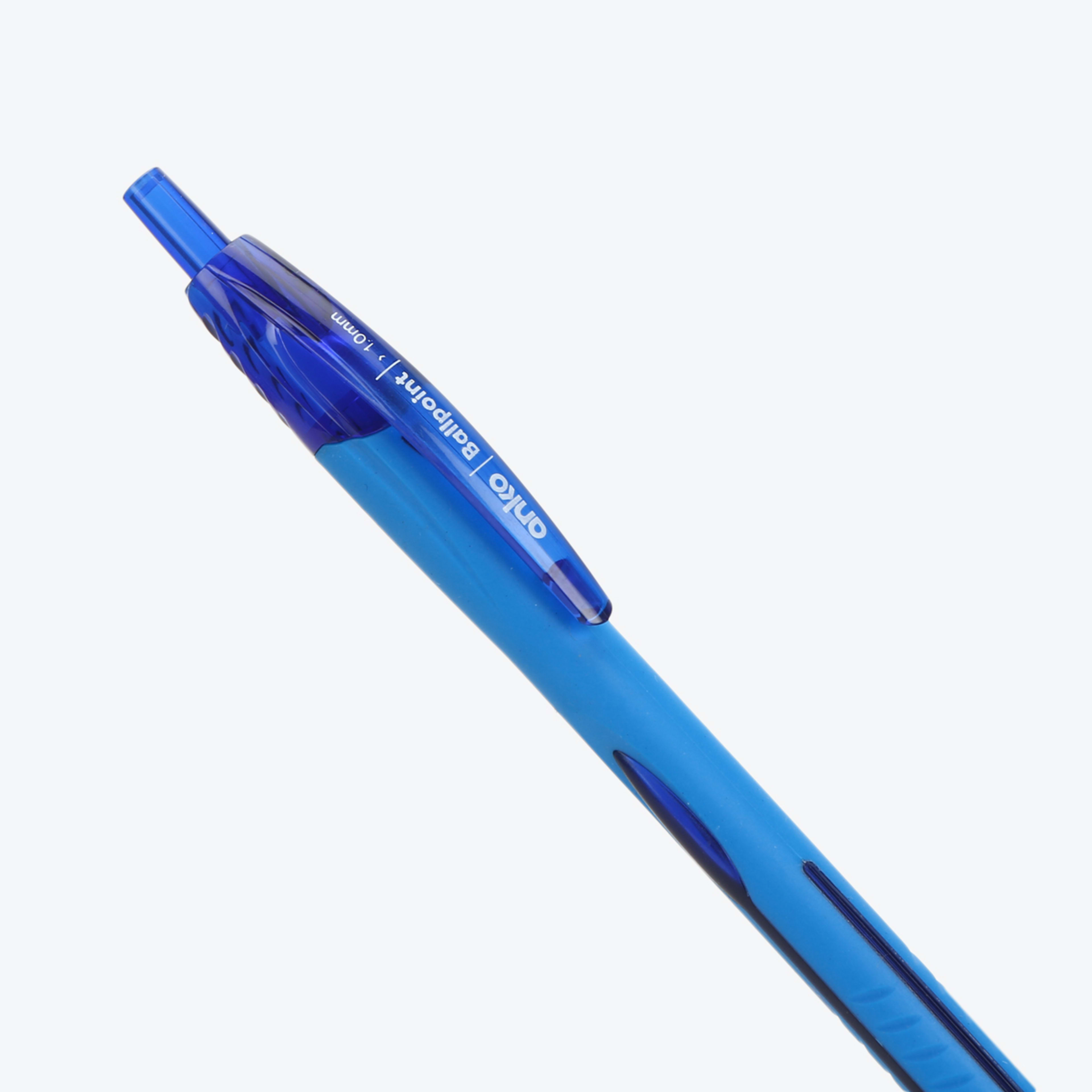 3 Pack Retractable Ballpoint Pens Blue Kmart