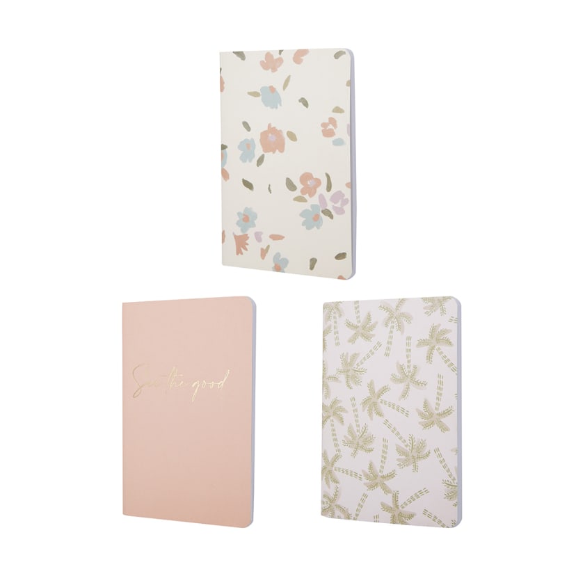 3 Pack A6 Notebooks Kmart