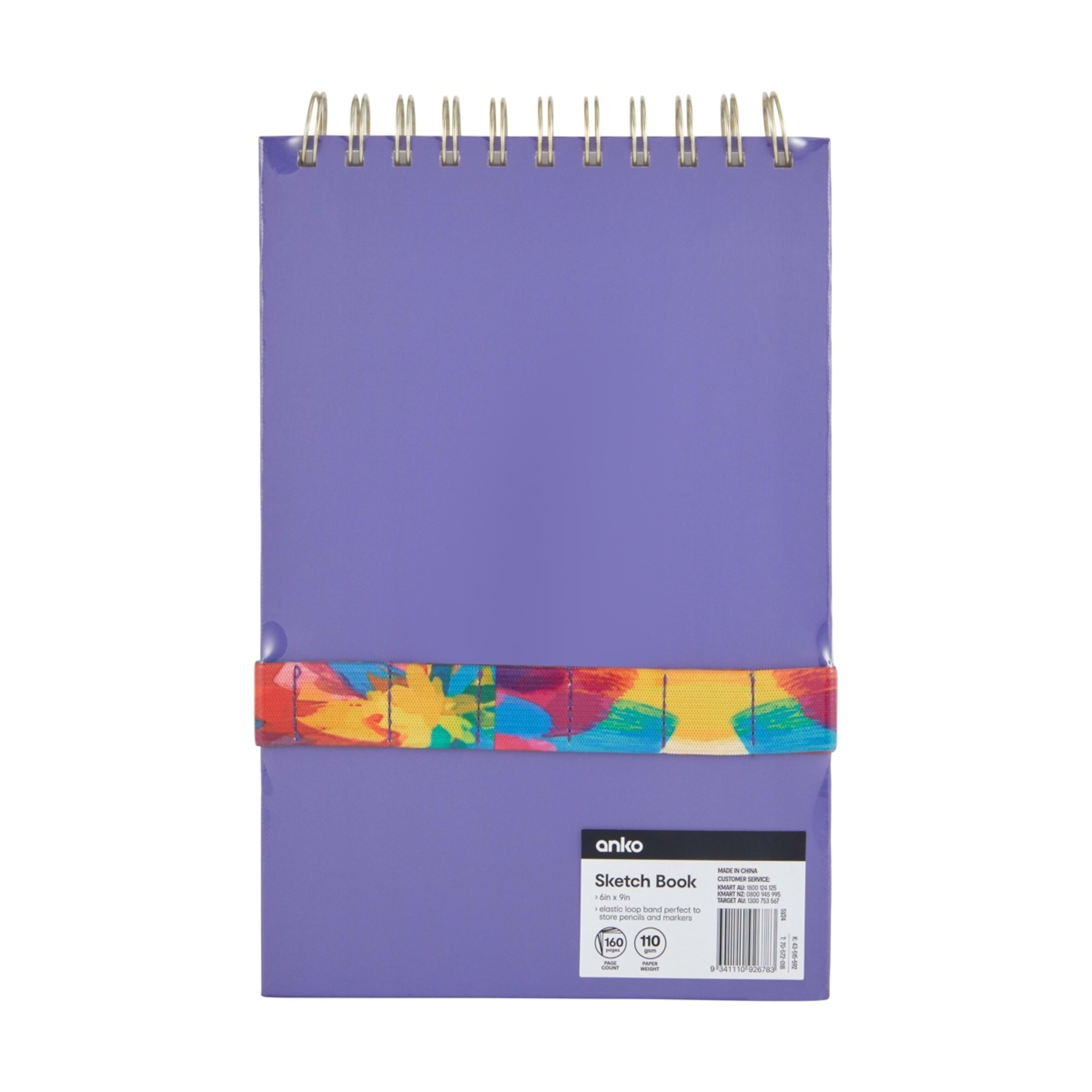 4 6in. x 9in. Sketch Book - Purple, 4 of 4
