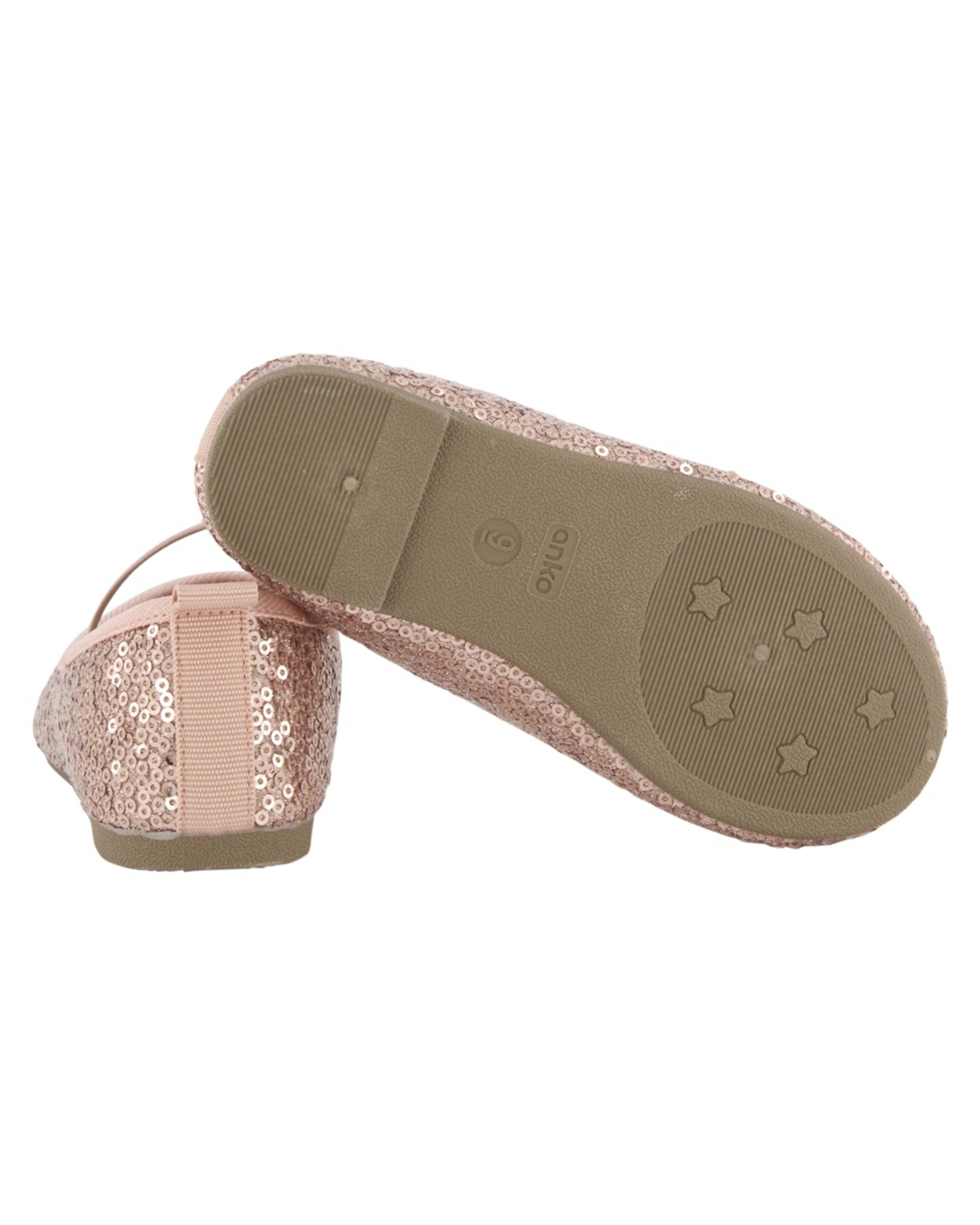 5 Junior Sequin Flats ROSEGOLD SEQUIN, 5 of 5