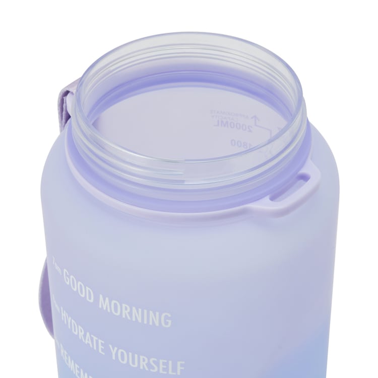 2.1L Purple Ombre Daily Intake Flip Lid Drink Bottle Kmart NZ