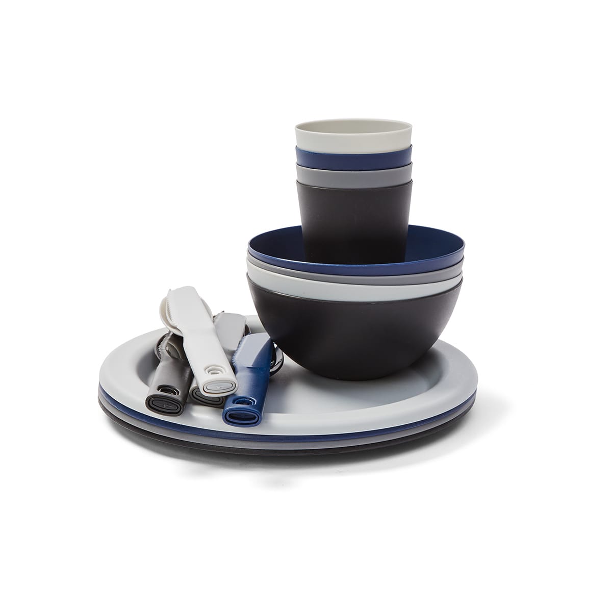 24 Piece Plastic Dinner Set Kmart