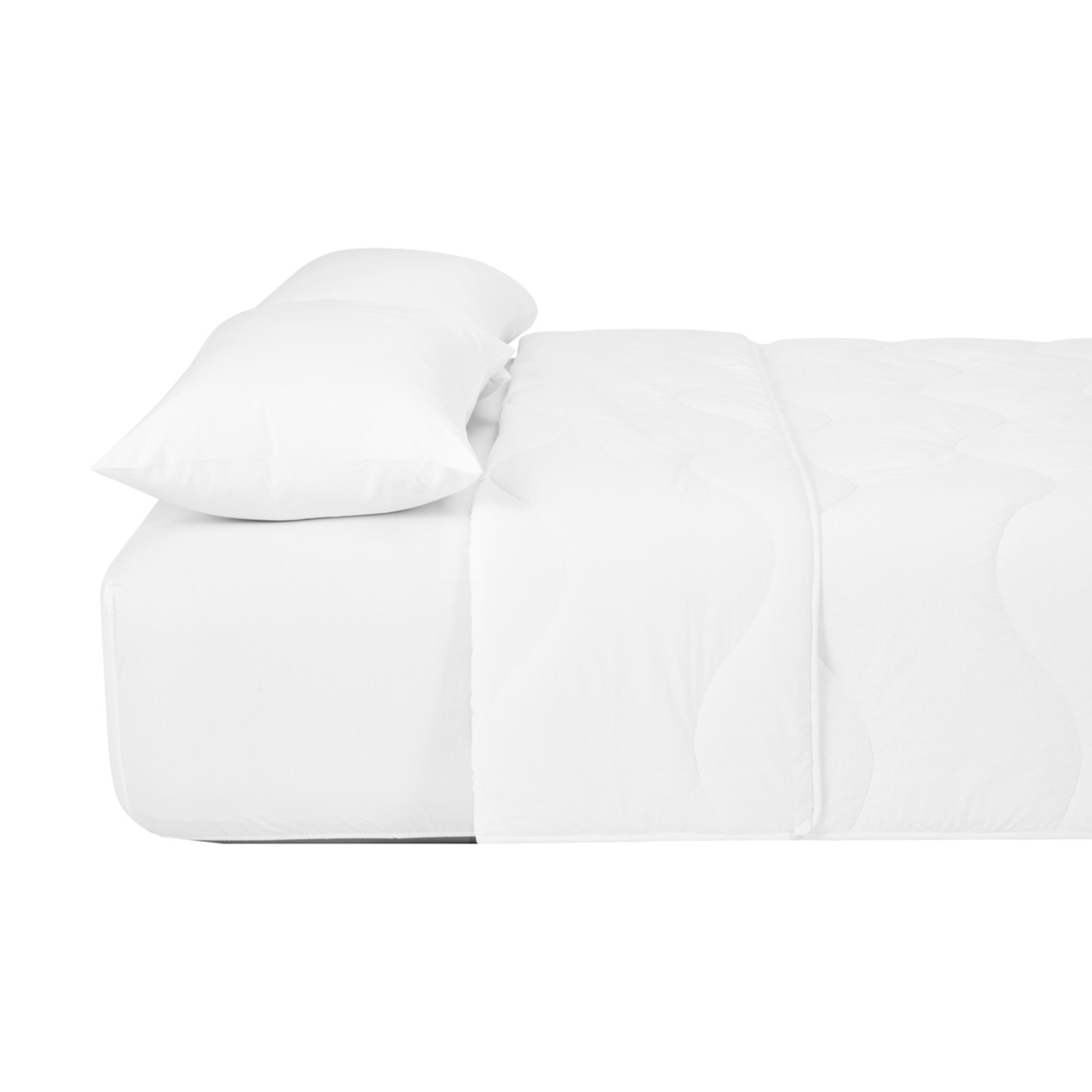 4 Cooling Quilt - King Bed, White, 4 of 4