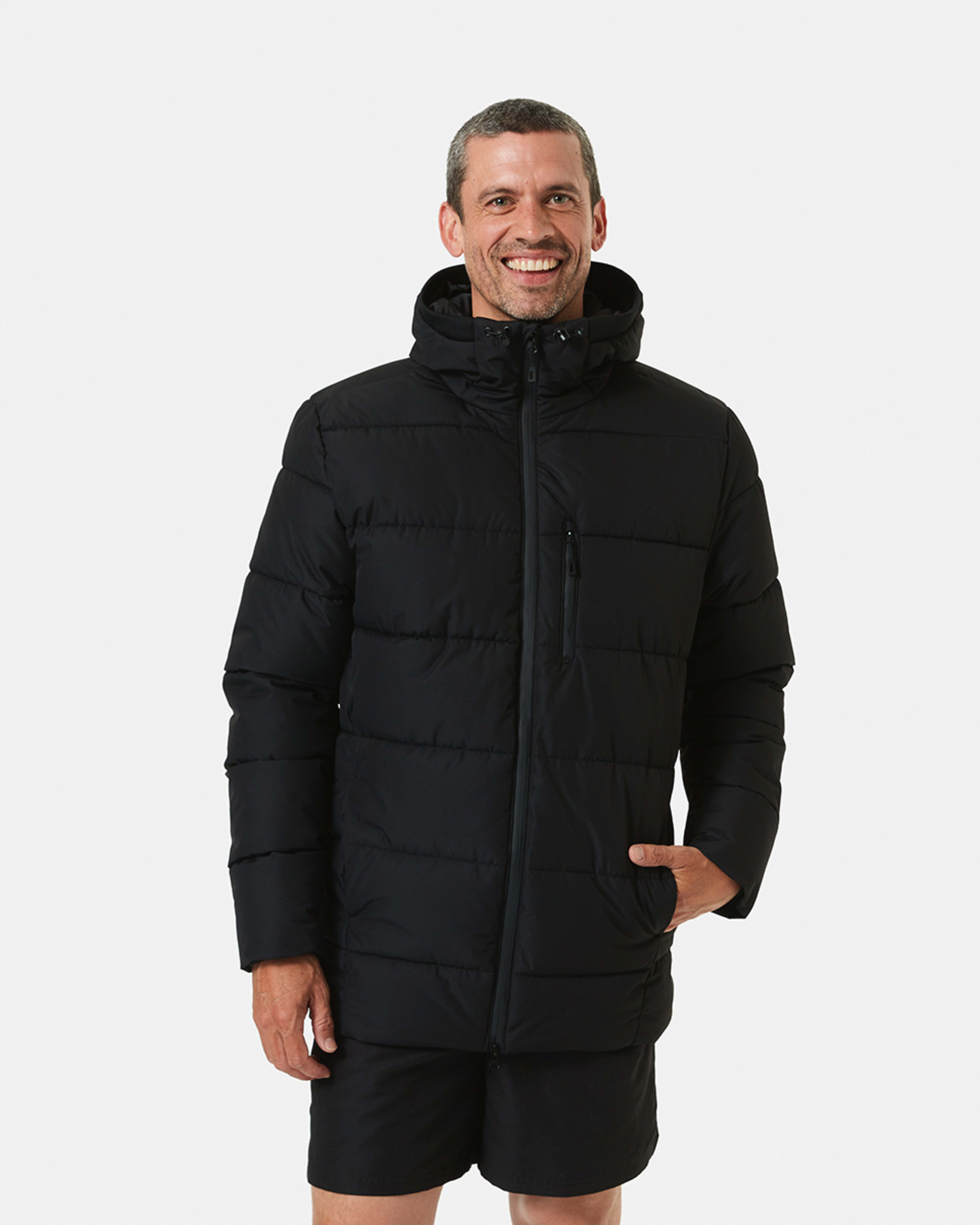Active Mens Outdoor Parka Puffer Jacket Kmart