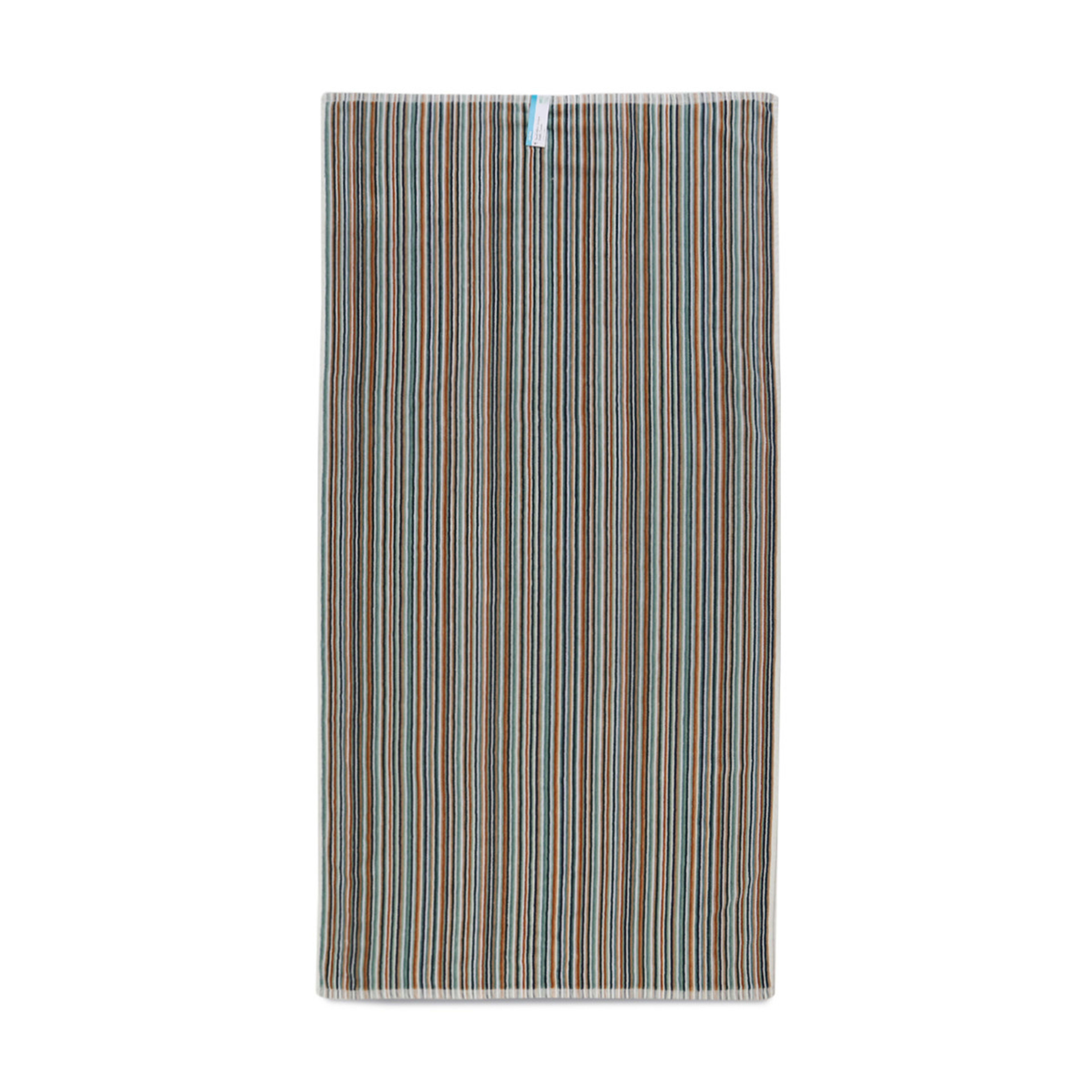 Mini Stripe Cotton Bath Towel Teal Kmart