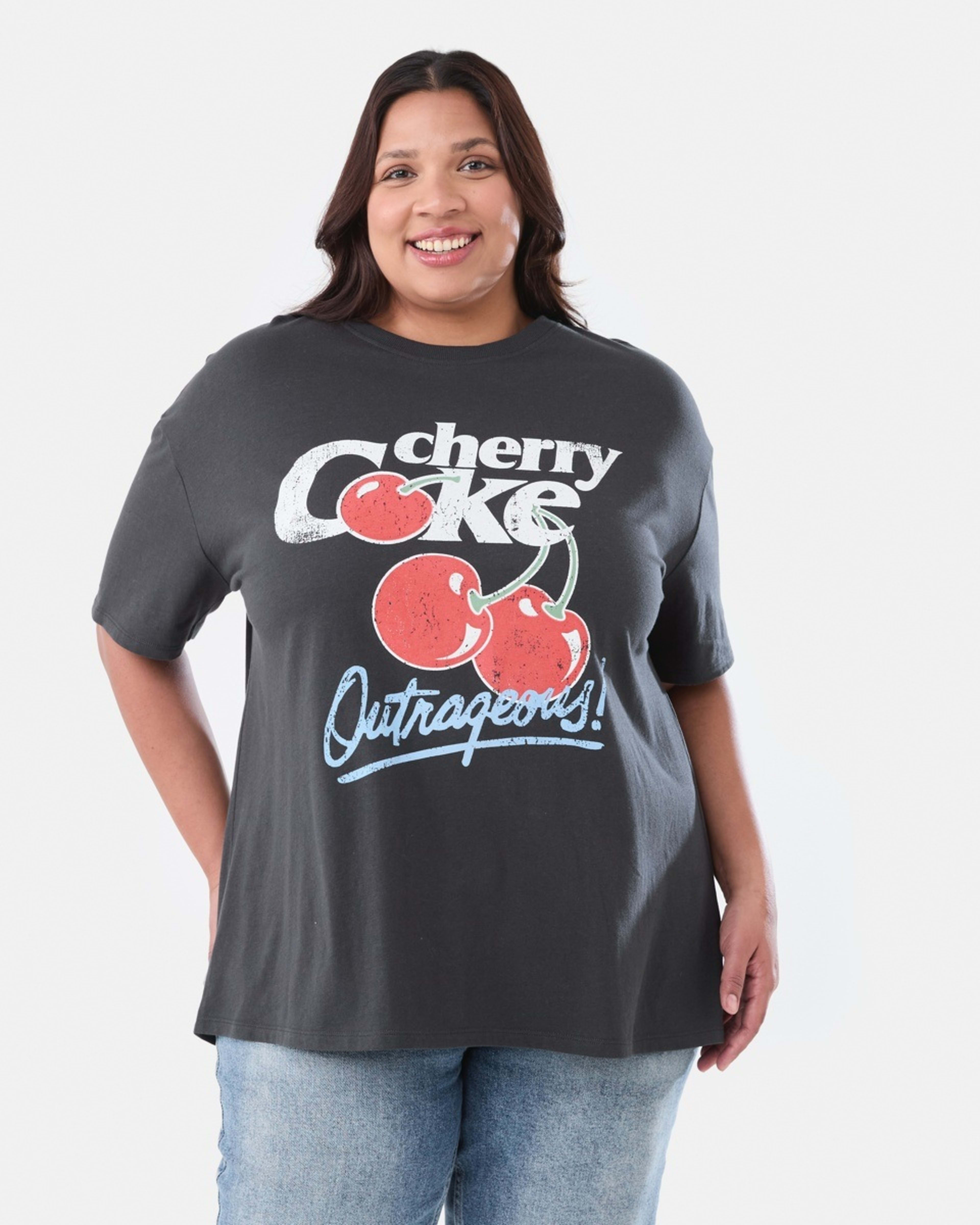 1 Curve Coke License Short Sleeve T-shirt CHERRY COKE