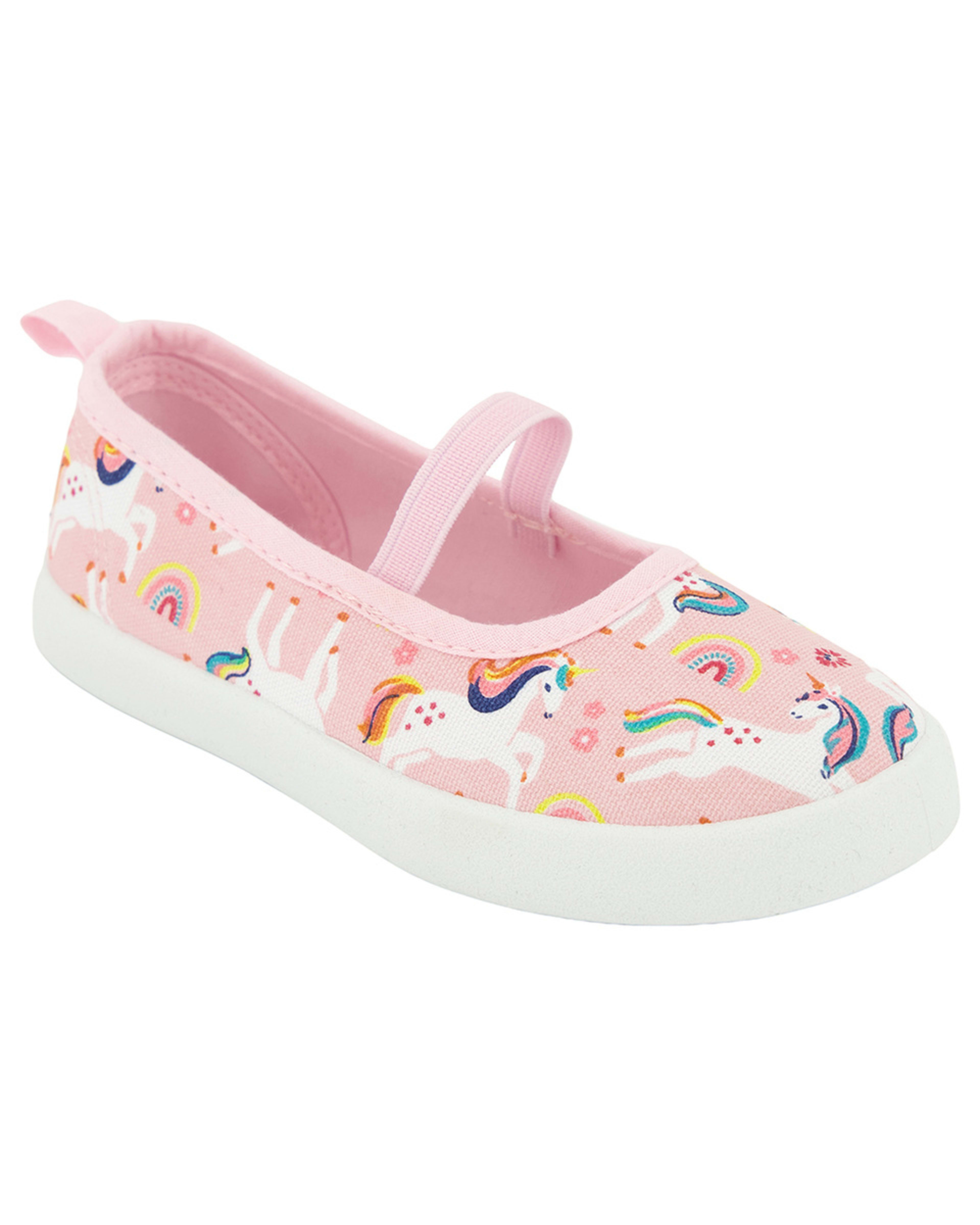 1 Junior Print Canvas Shoes Unicorn, 1 of 5