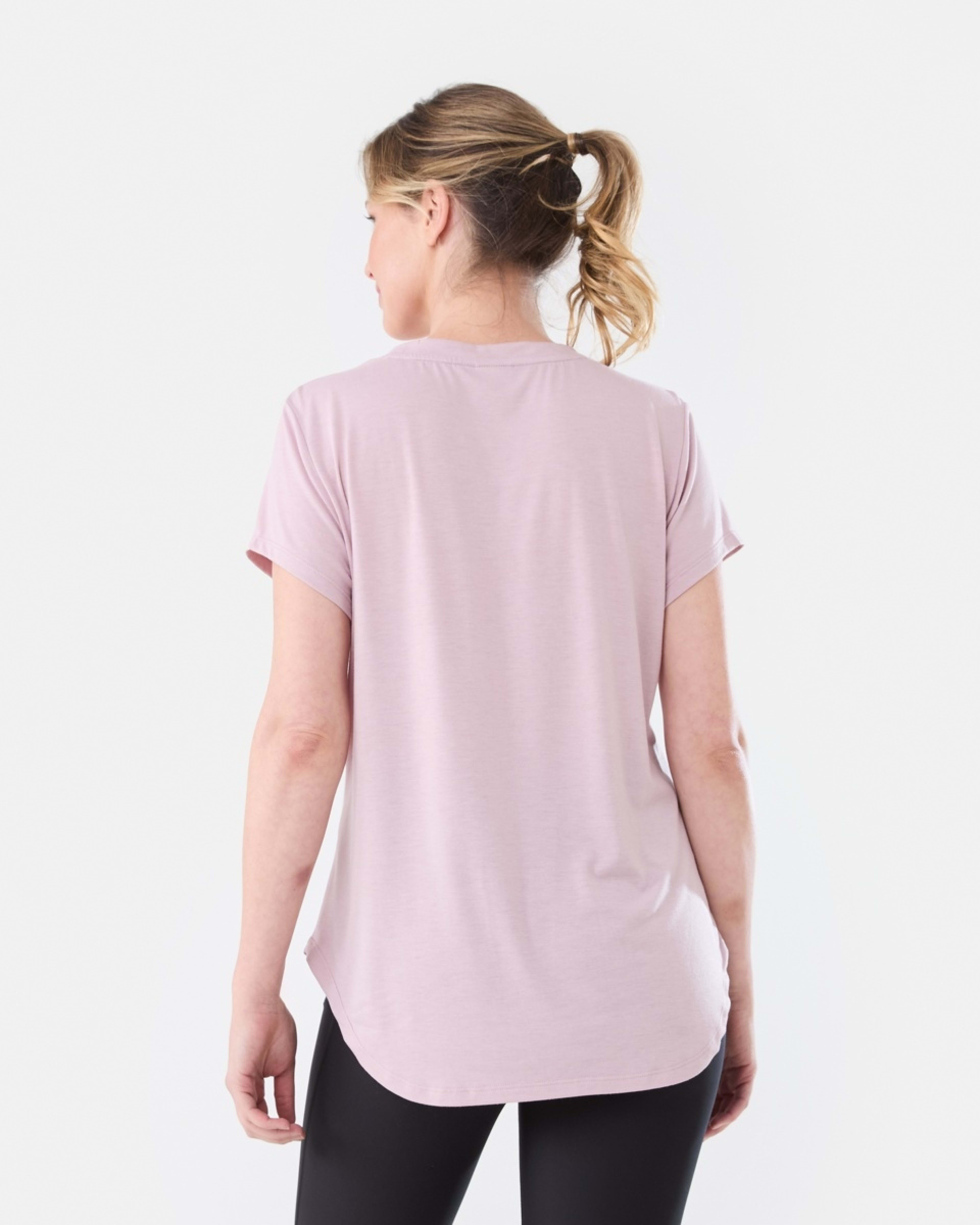 3 Everlast Womens Scoop Neck T-shirt EVERLAST BLUSH, 3 of 6