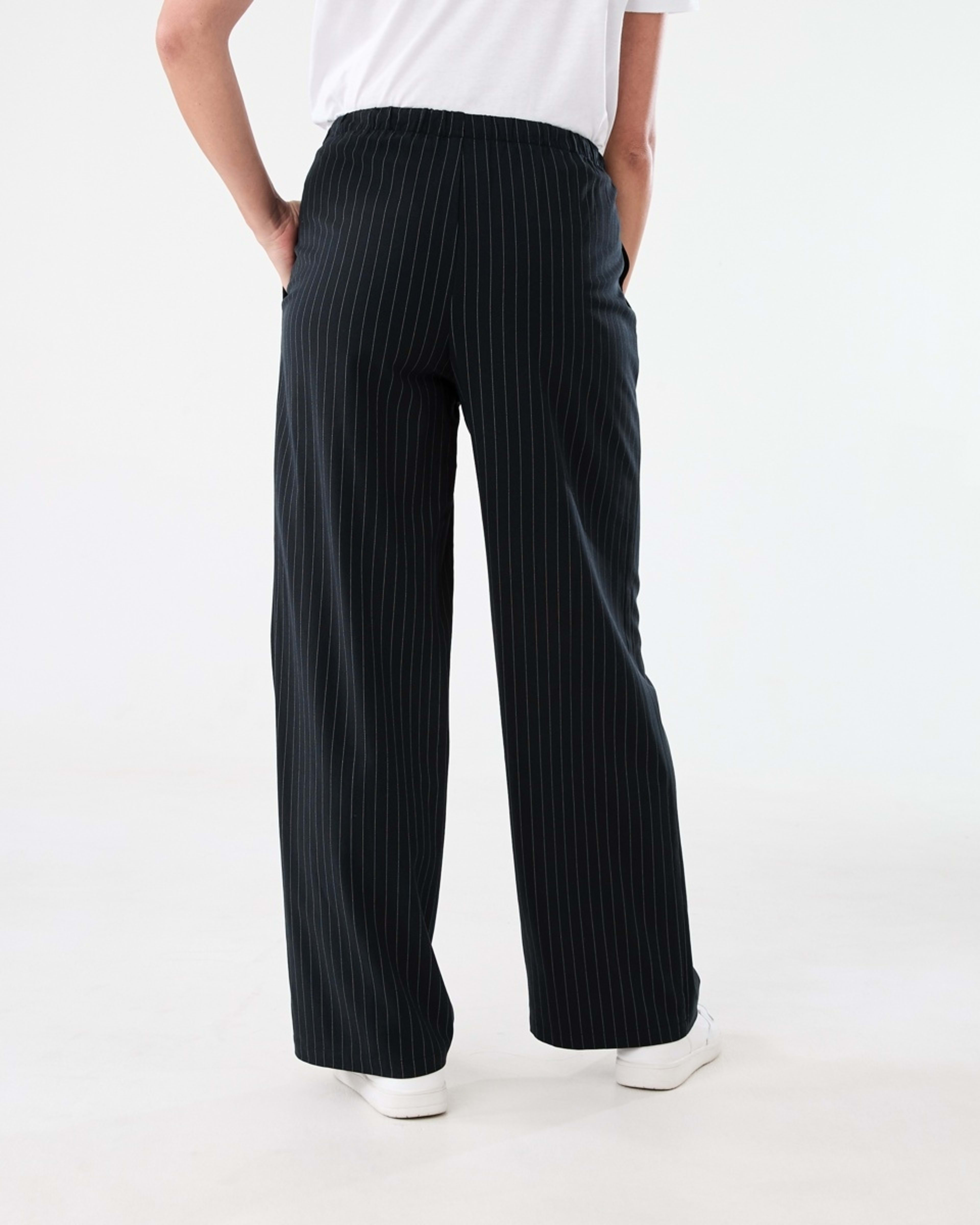 3 Pull On Pants Navy Strp, 3 of 5