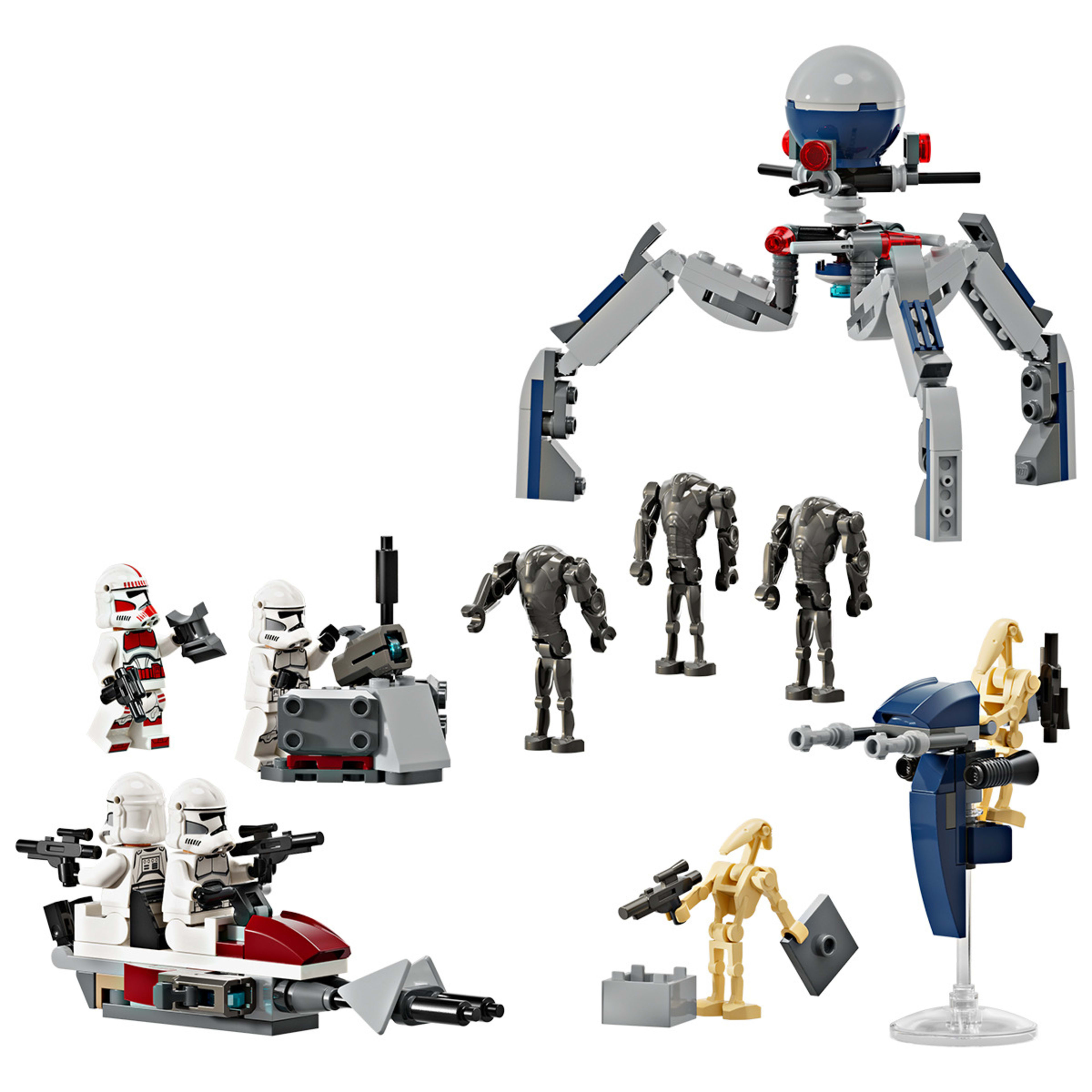 3 LEGO Star Wars Clone Trooper & Battle Droid Battle Pack 75372, 3 of 10