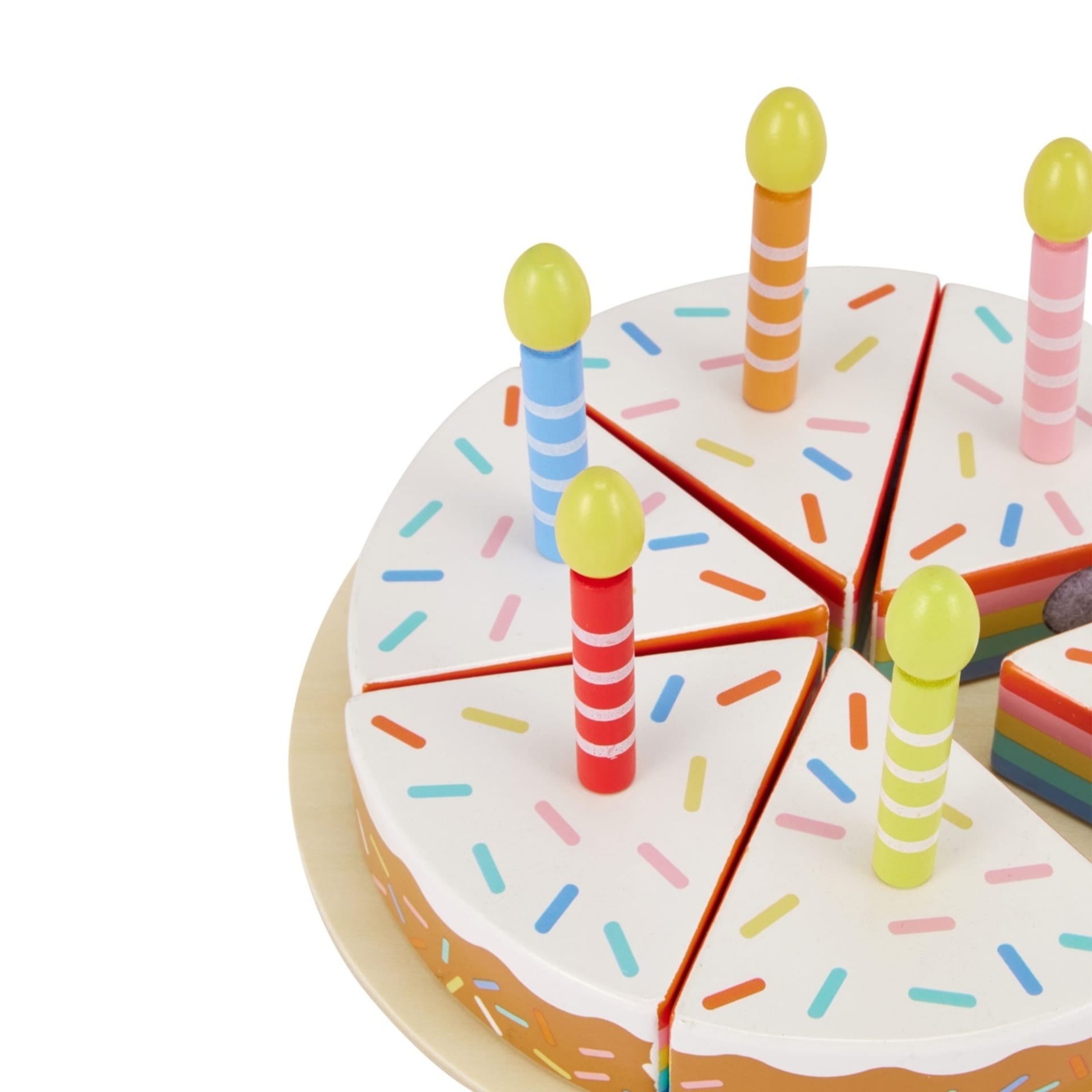 14 Piece Wooden Cake Playset - Kmart