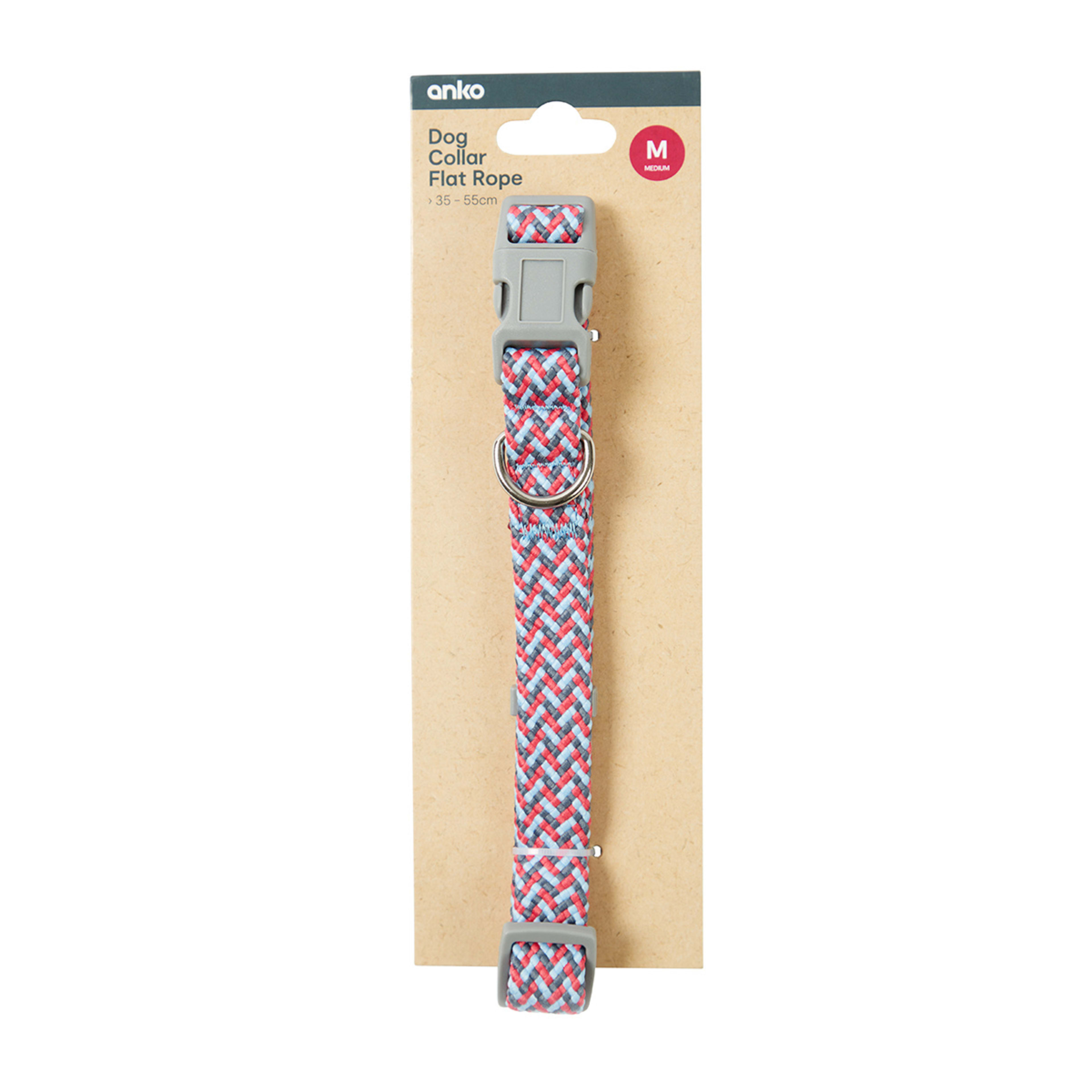 Dog Collar Flat Rope Medium Kmart