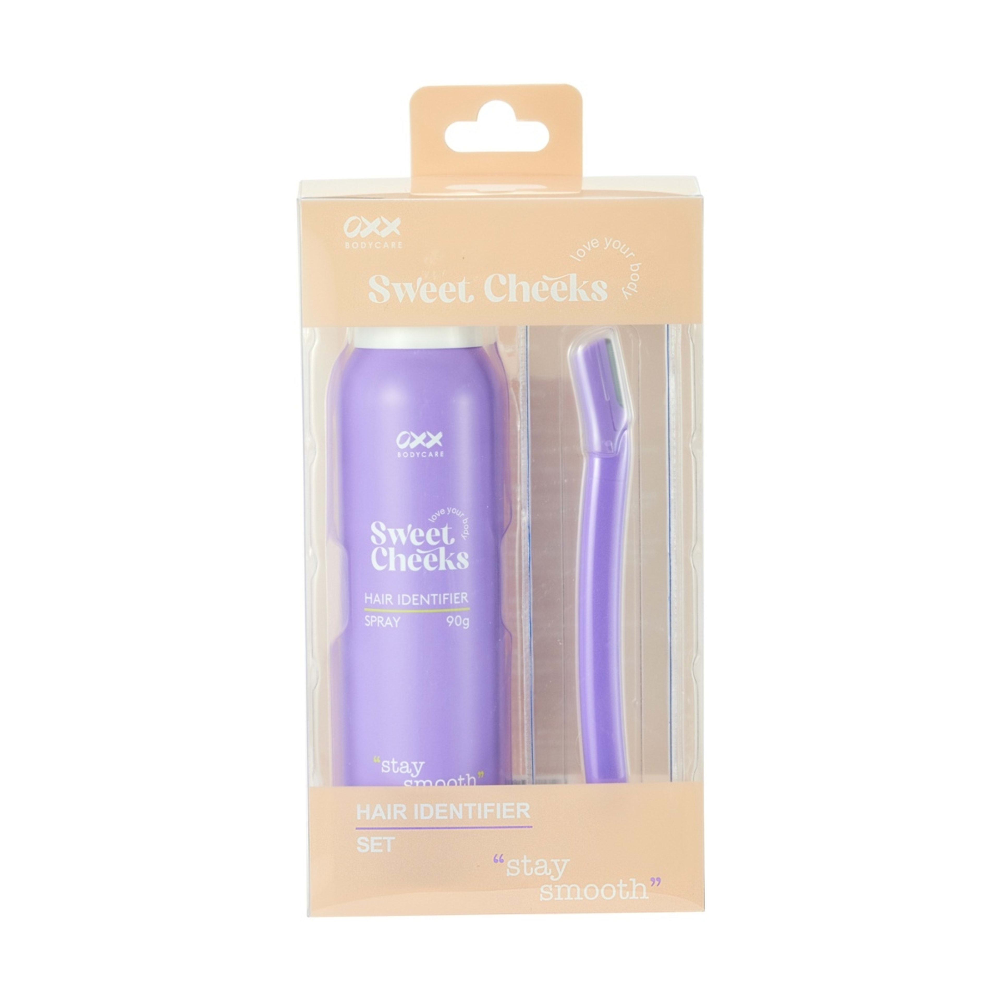 1 OXX Bodycare Sweet Cheeks Hair Identifier Set