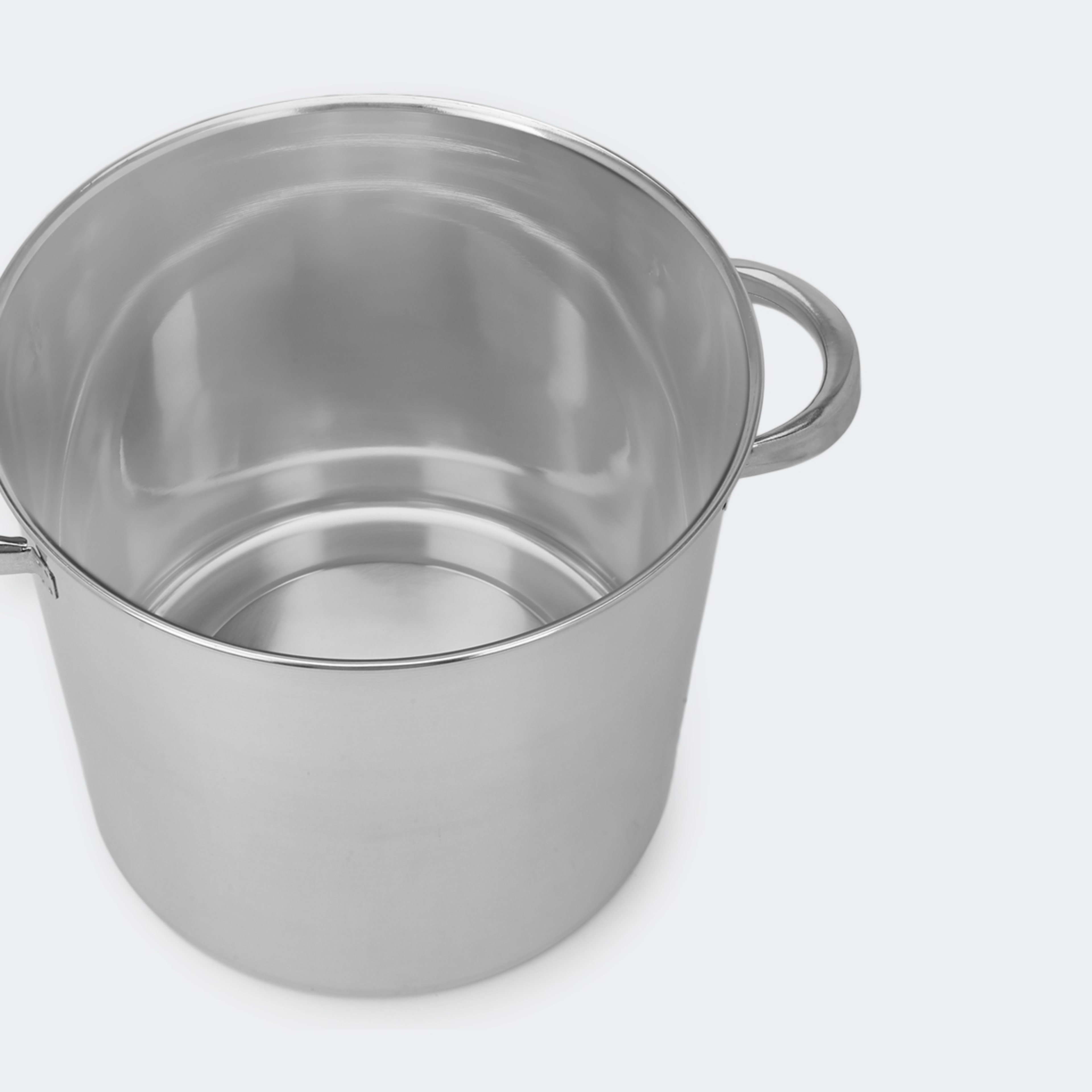 7.6L Stainless Steel Stock Pot Kmart
