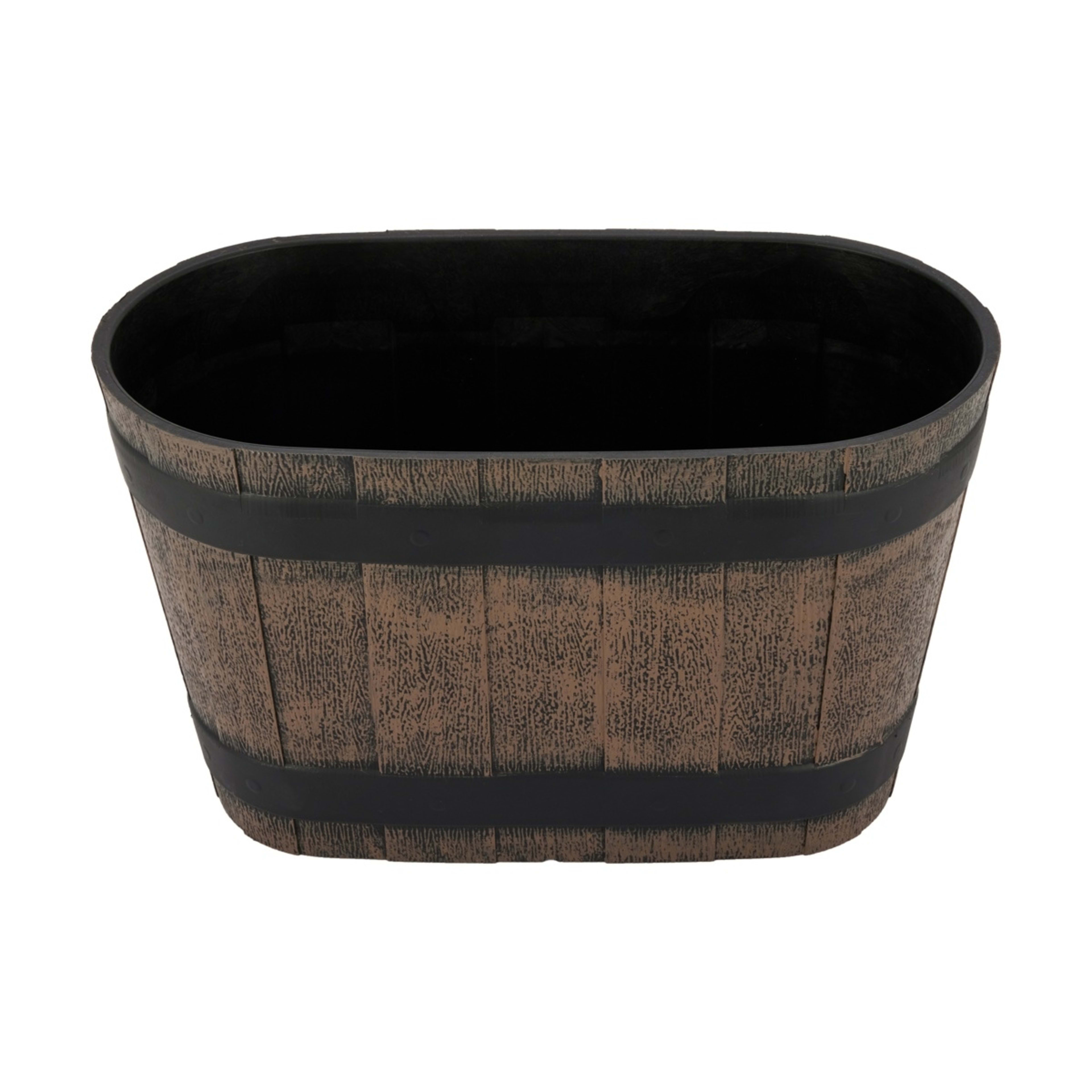 2 Oval Barrel Planter, 2 of 6