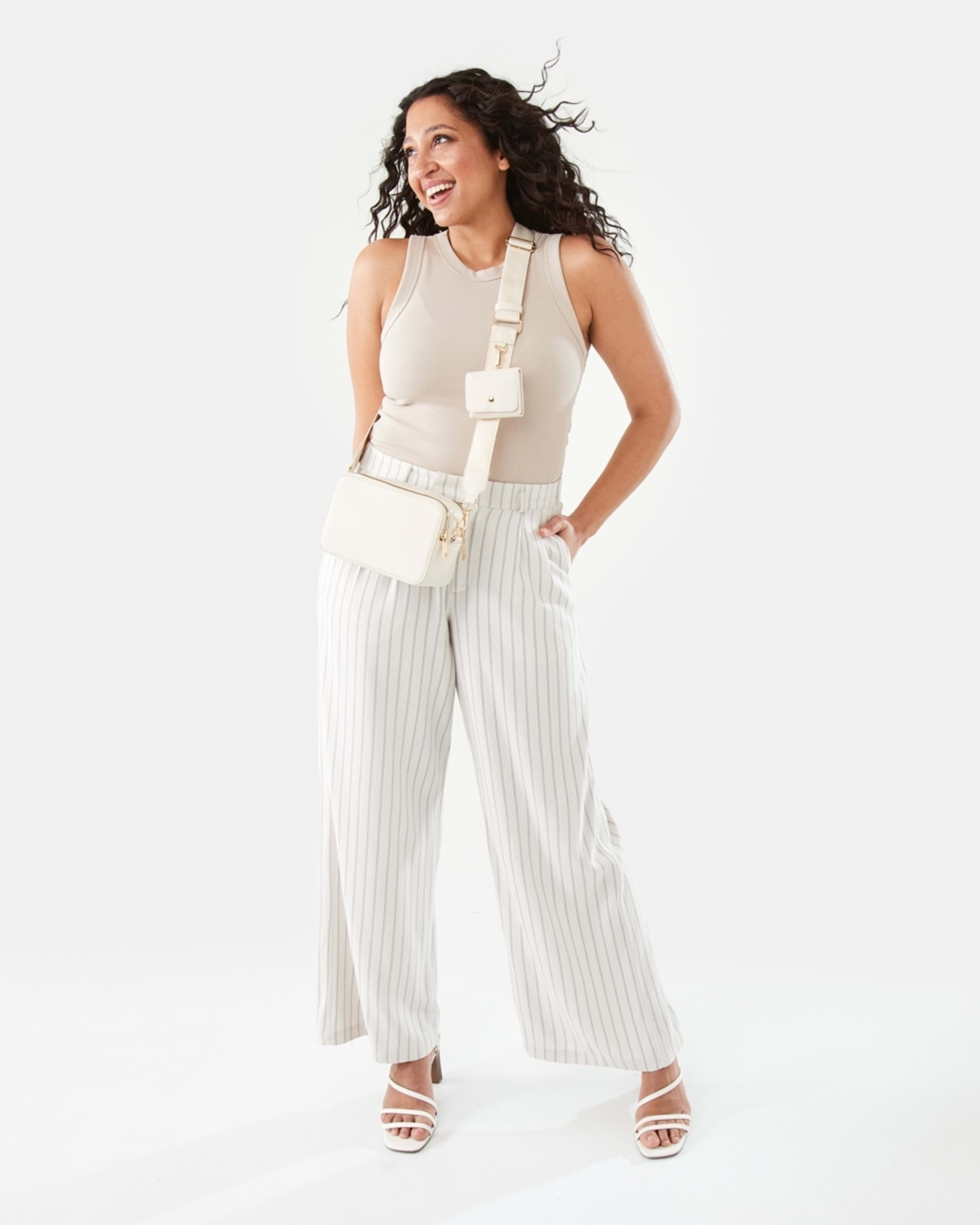 9 Wide Leg Pants Dot Stripe, 9 of 10