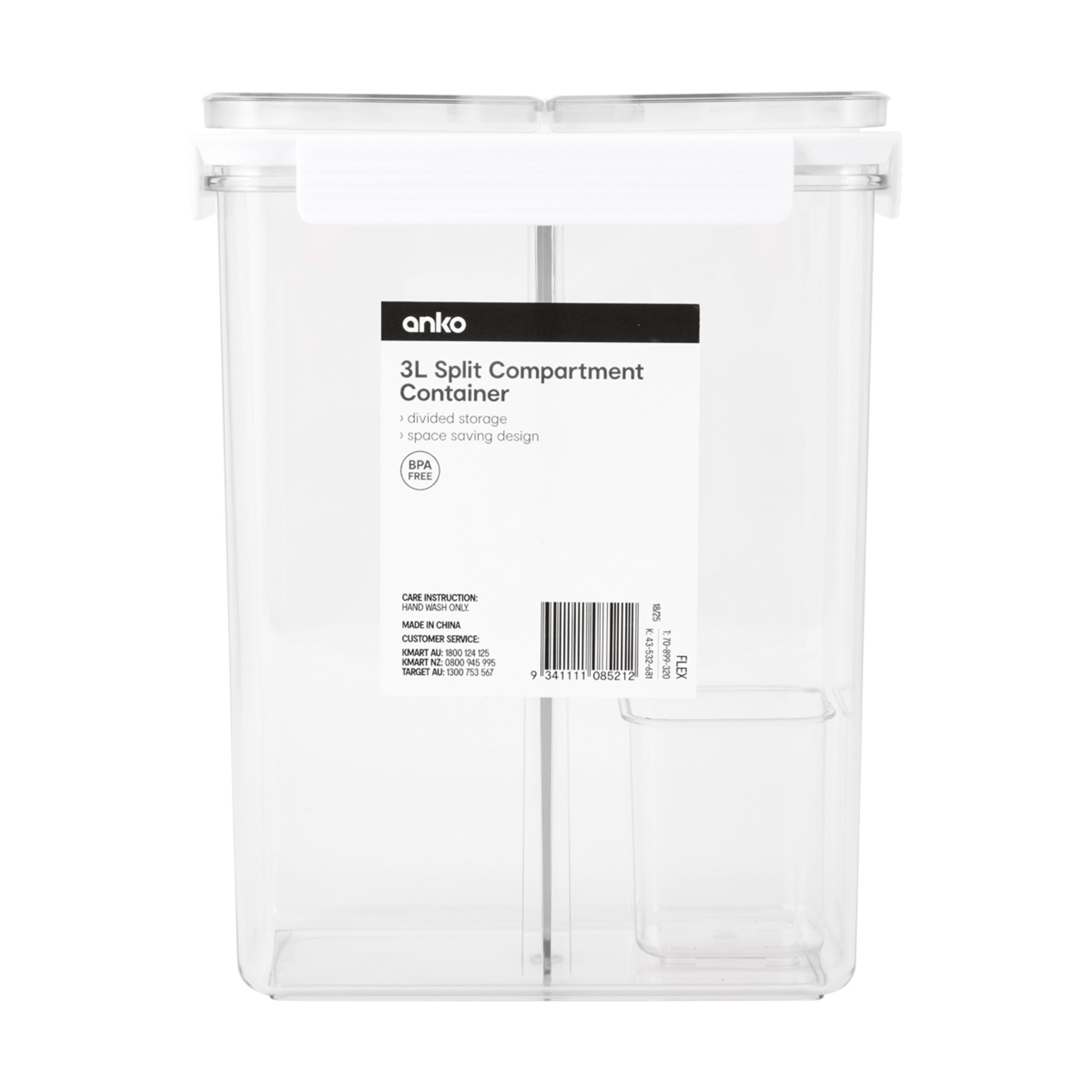 5 3L Split Compartment Container, 5 of 5